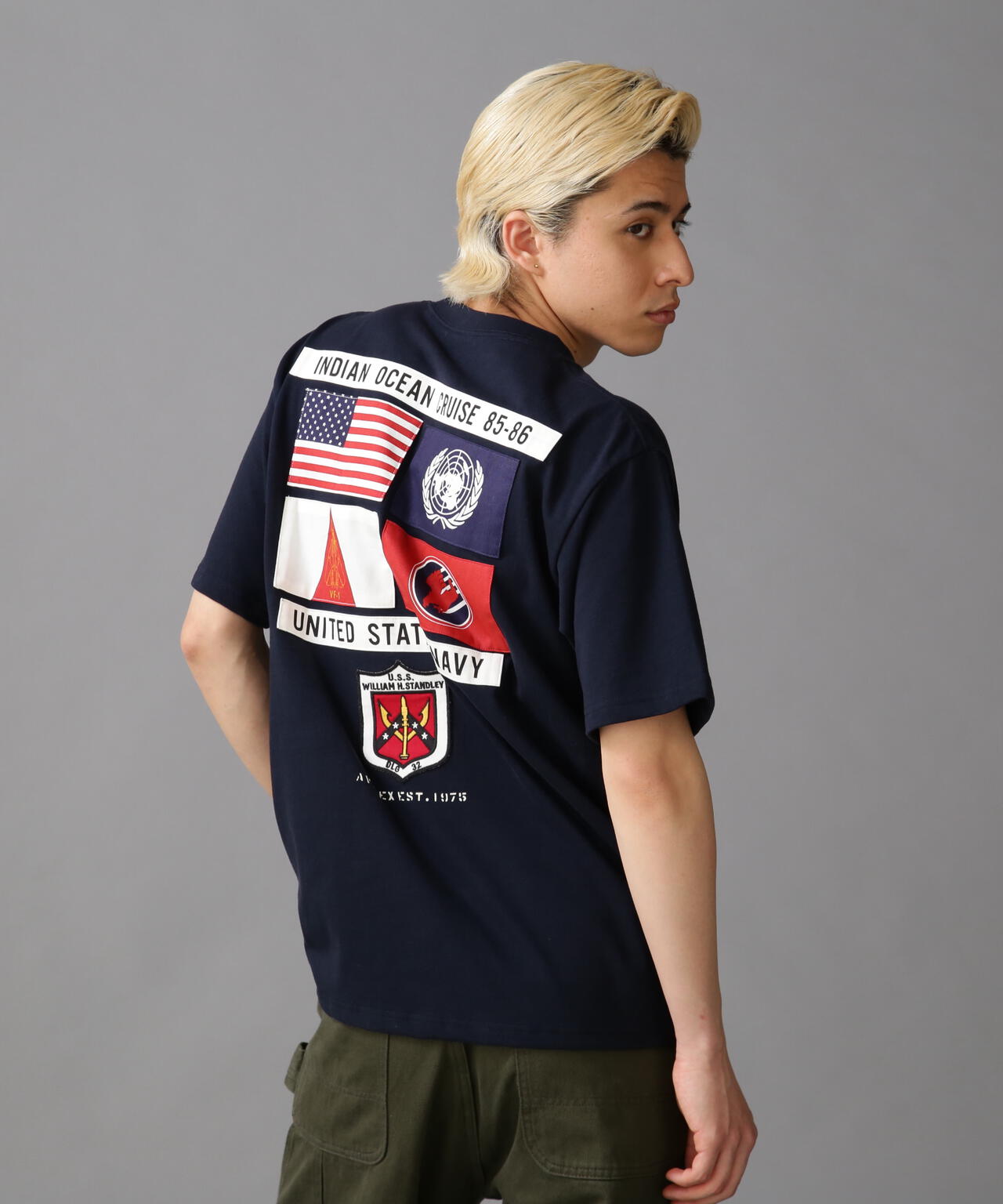 TOP GUN SHEETING PATCH T-SHIRT / トップガン シーチング パッチ Tシャツ
