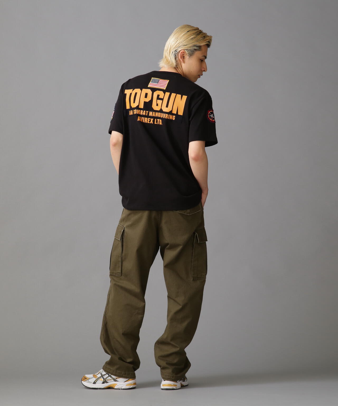 TOP GUN PATCH & PRINT T-SHIRT / トップガン パッチ ＆ プリント Tシャツ