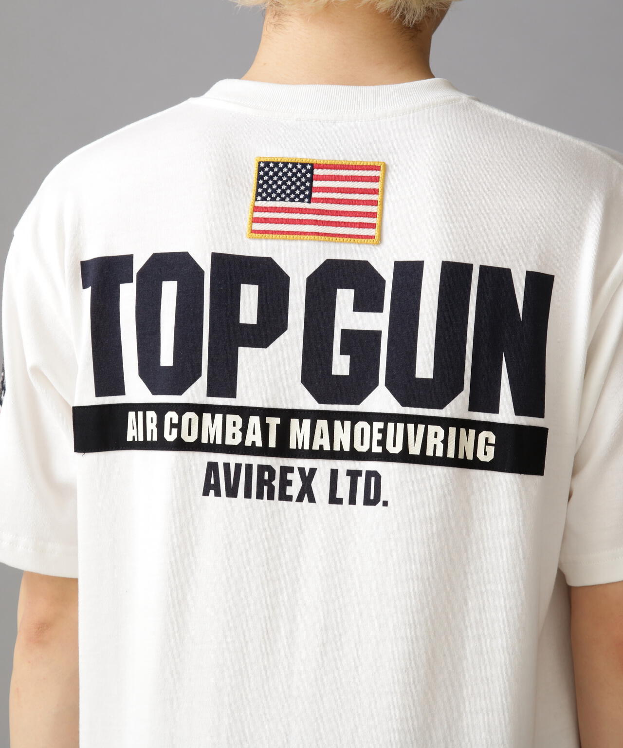 TOP GUN PATCH & PRINT T-SHIRT / トップガン パッチ ＆ プリント Tシャツ
