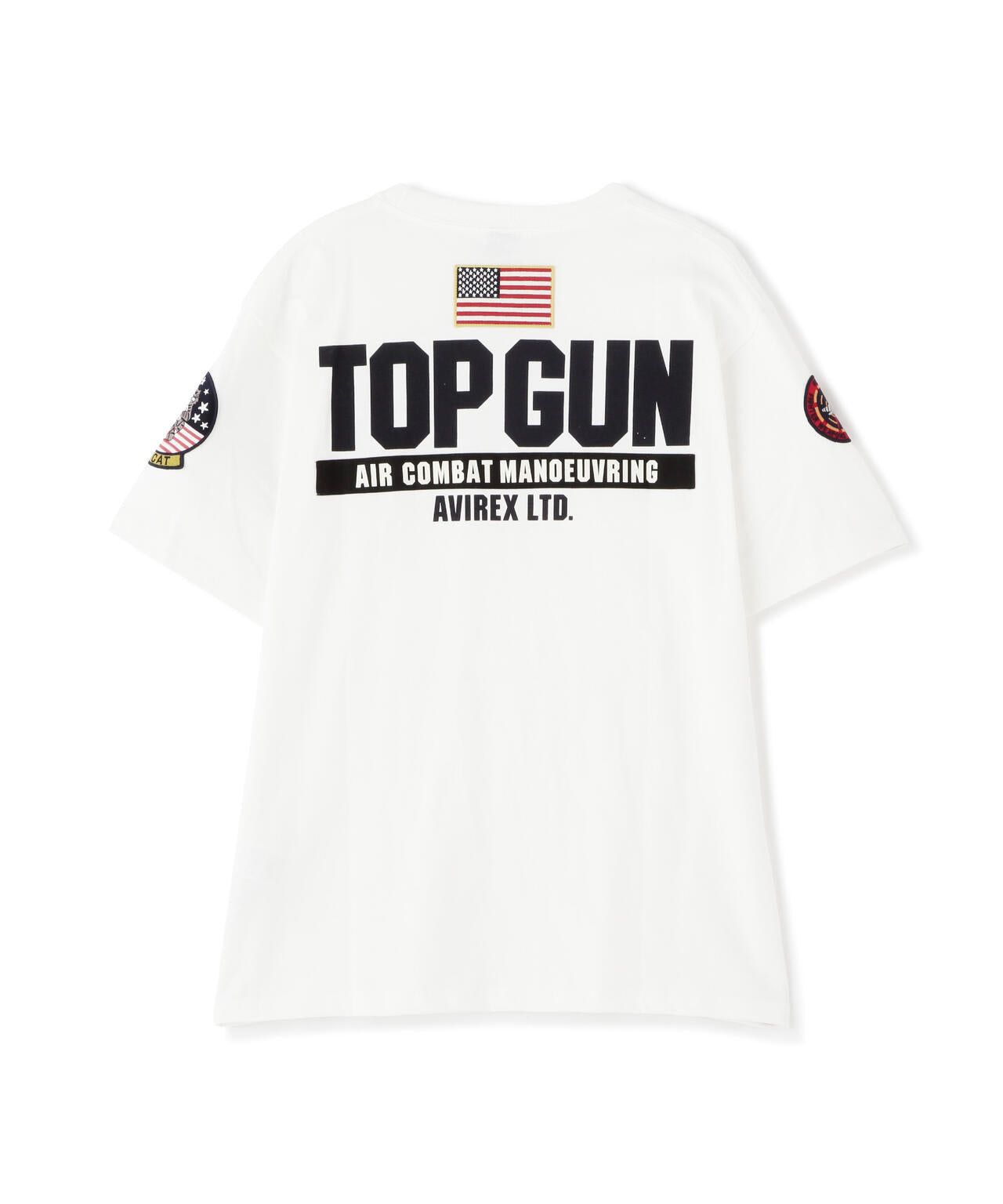 TOP GUN PATCH & PRINT T-SHIRT / トップガン パッチ ＆ プリント Tシャツ