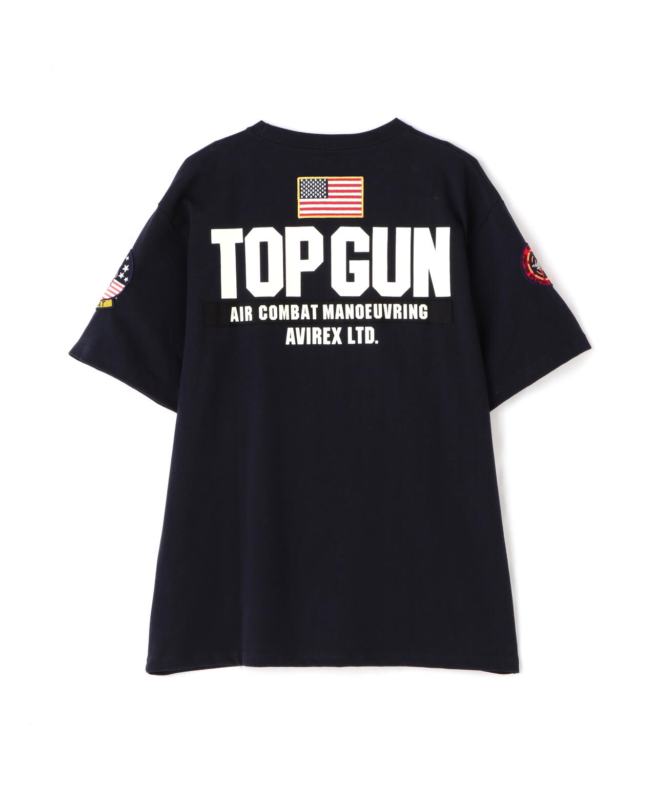 TOP GUN PATCH & PRINT T-SHIRT / トップガン パッチ ＆ プリント Tシャツ