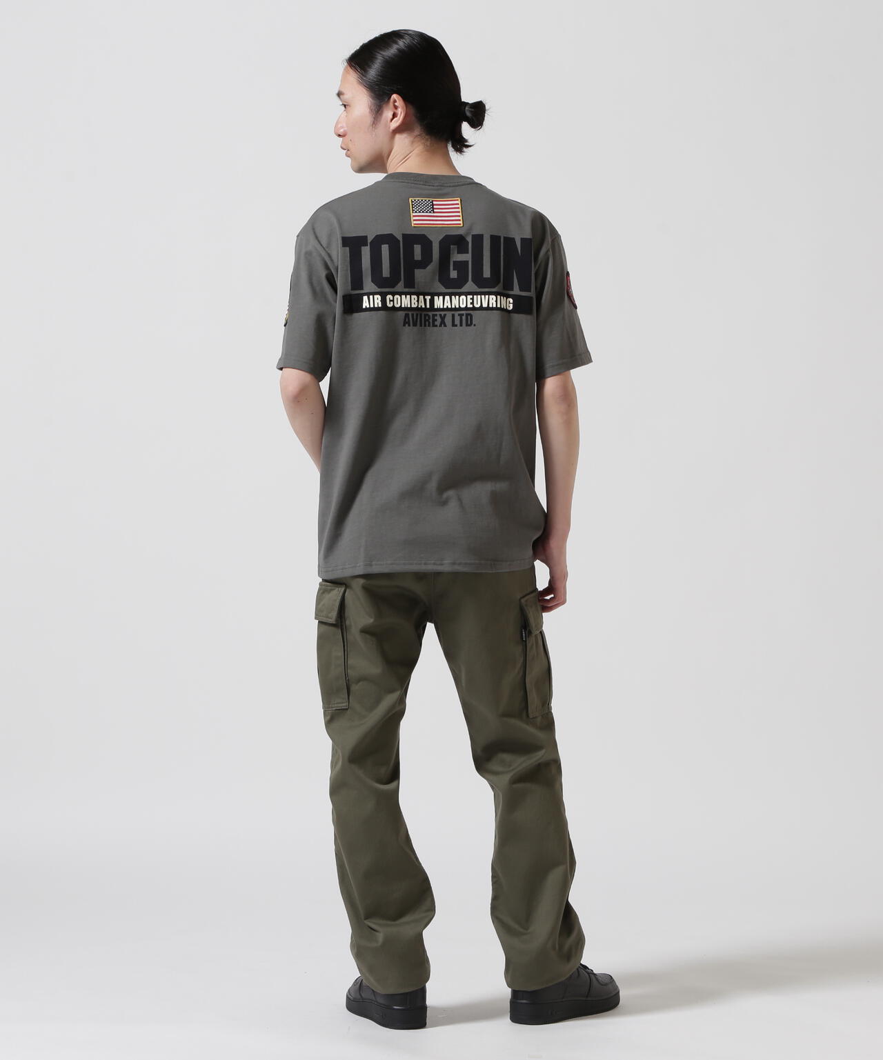 TOP GUN PATCH & PRINT T-SHIRT / トップガン パッチ ＆ プリント Tシャツ