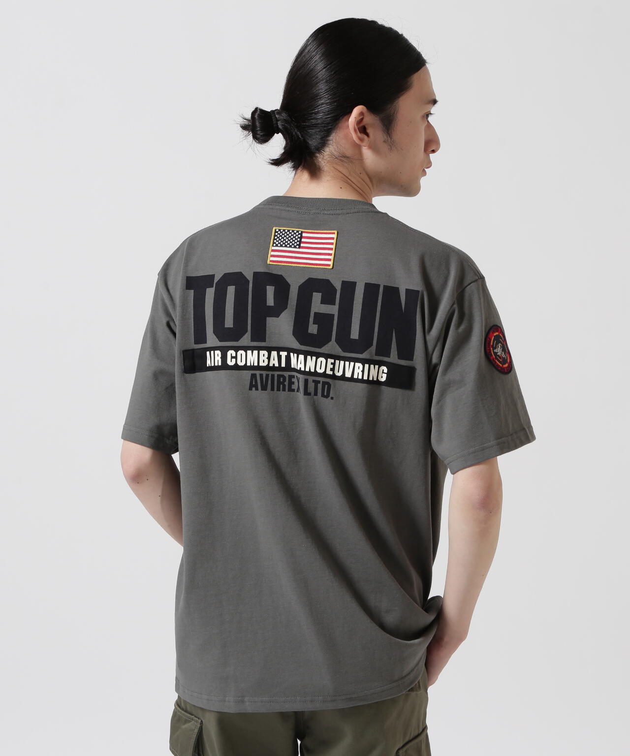 TOP GUN PATCH & PRINT T-SHIRT / トップガン パッチ ＆ プリント Tシャツ