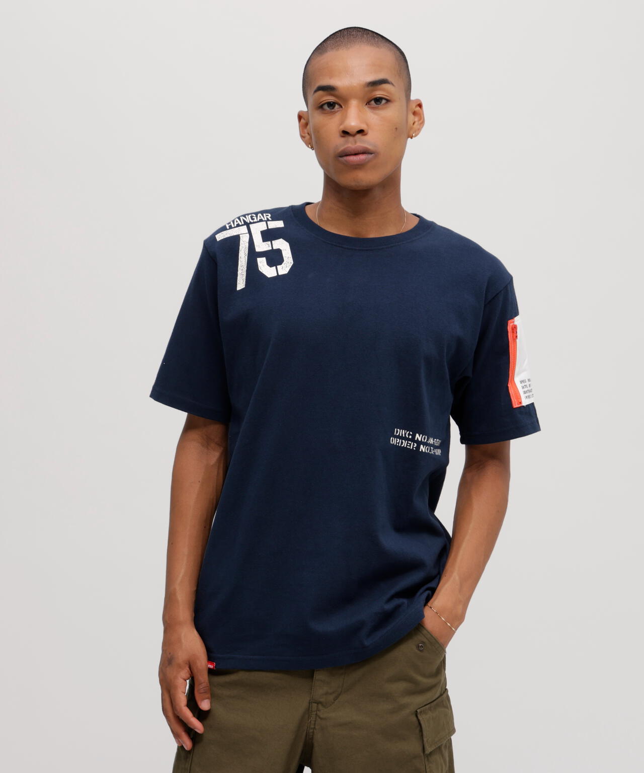 《WEB&DEPOT限定》 REMODEL DESIGN CREW NECK T-SHIRT/リモデルデザイン半袖Tシャツ