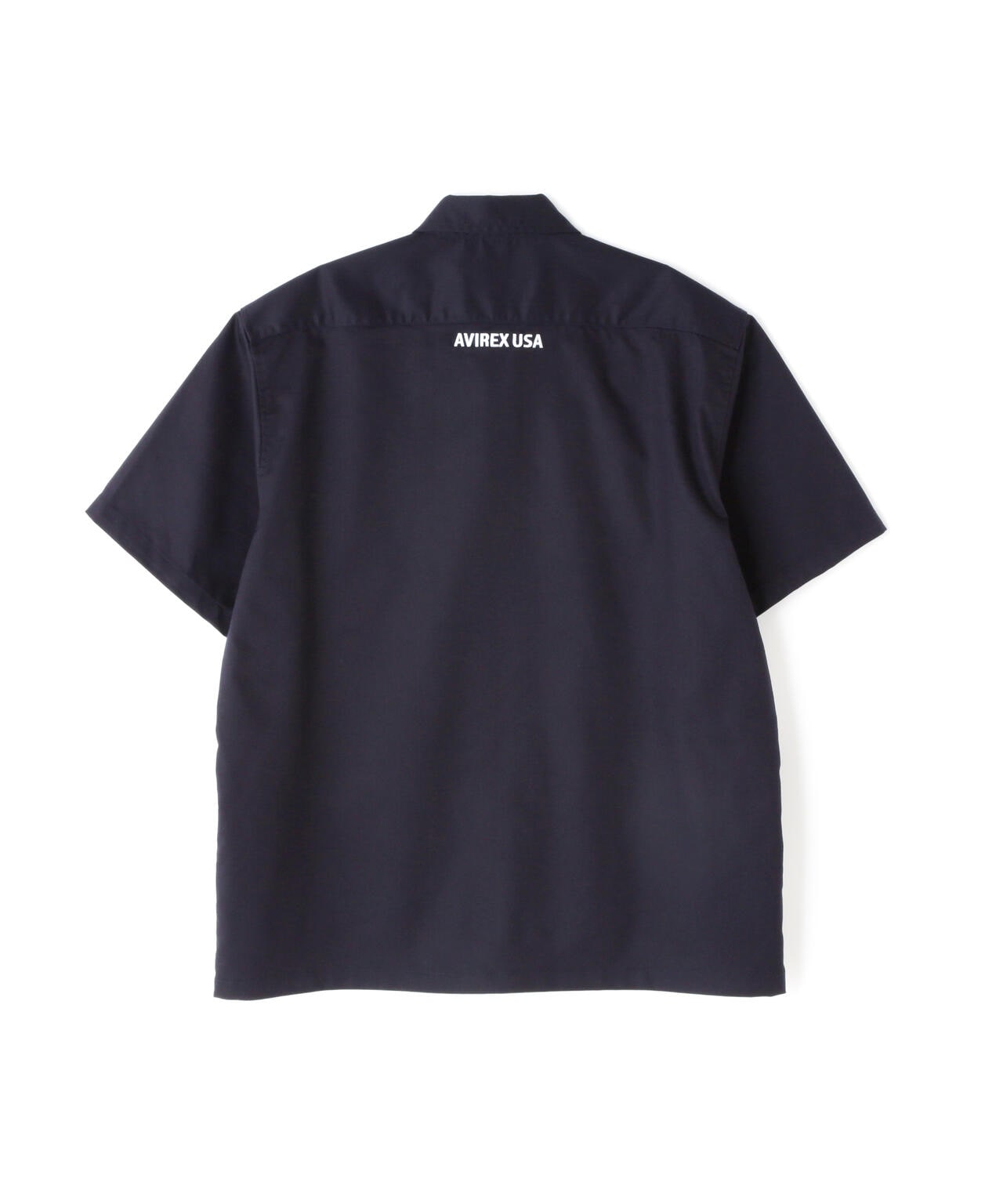 《WEB&DEPOT限定》S/S ZIP UP WORK SHIRT / ショートスリーブ ジップアップ ワークシャツ / AVIREX /