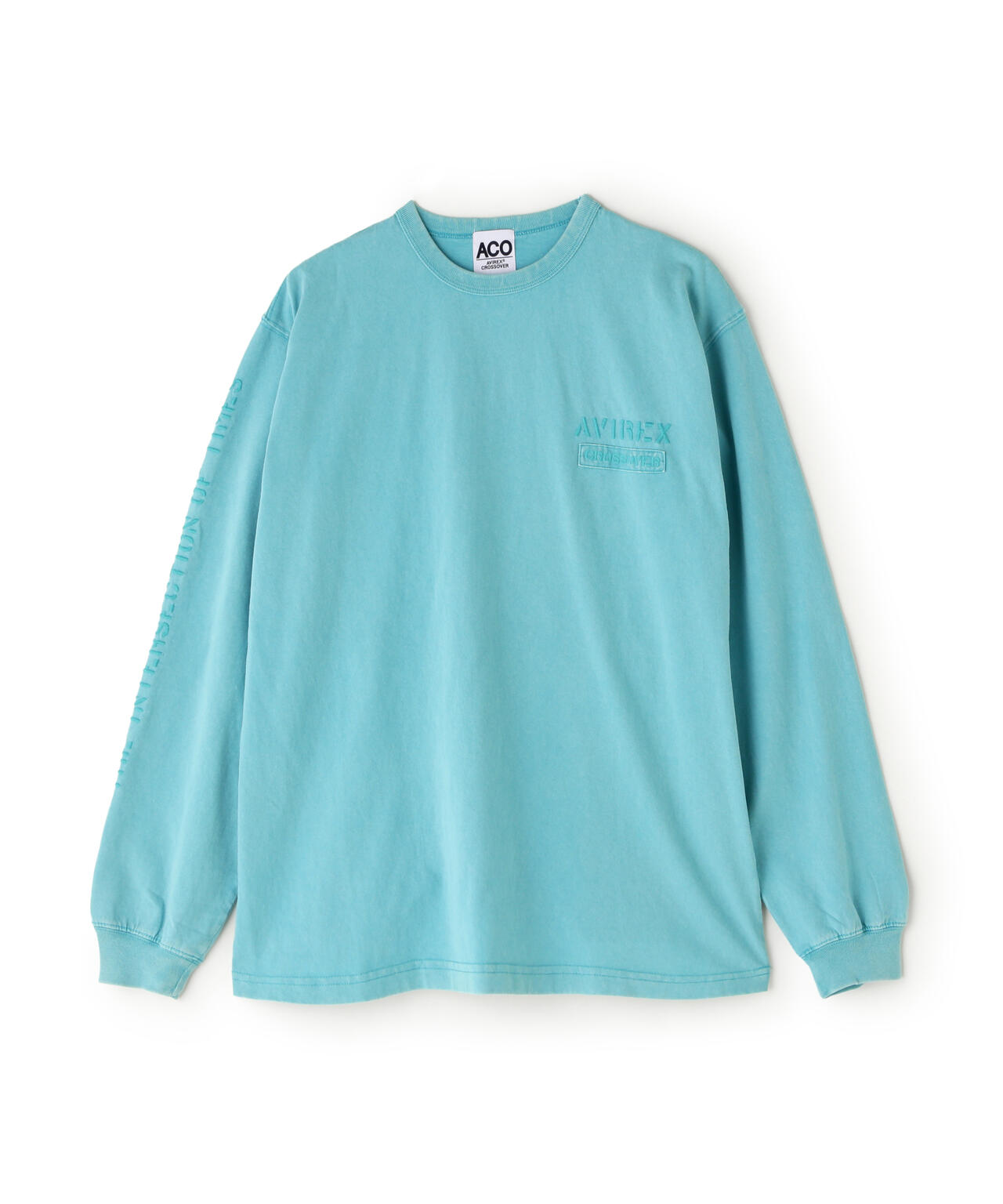 《CROSSOVER》FADED WASH LONGSLEEVE T-SHIRT / フェイデッド ウォッシュ 長袖Tシャツ