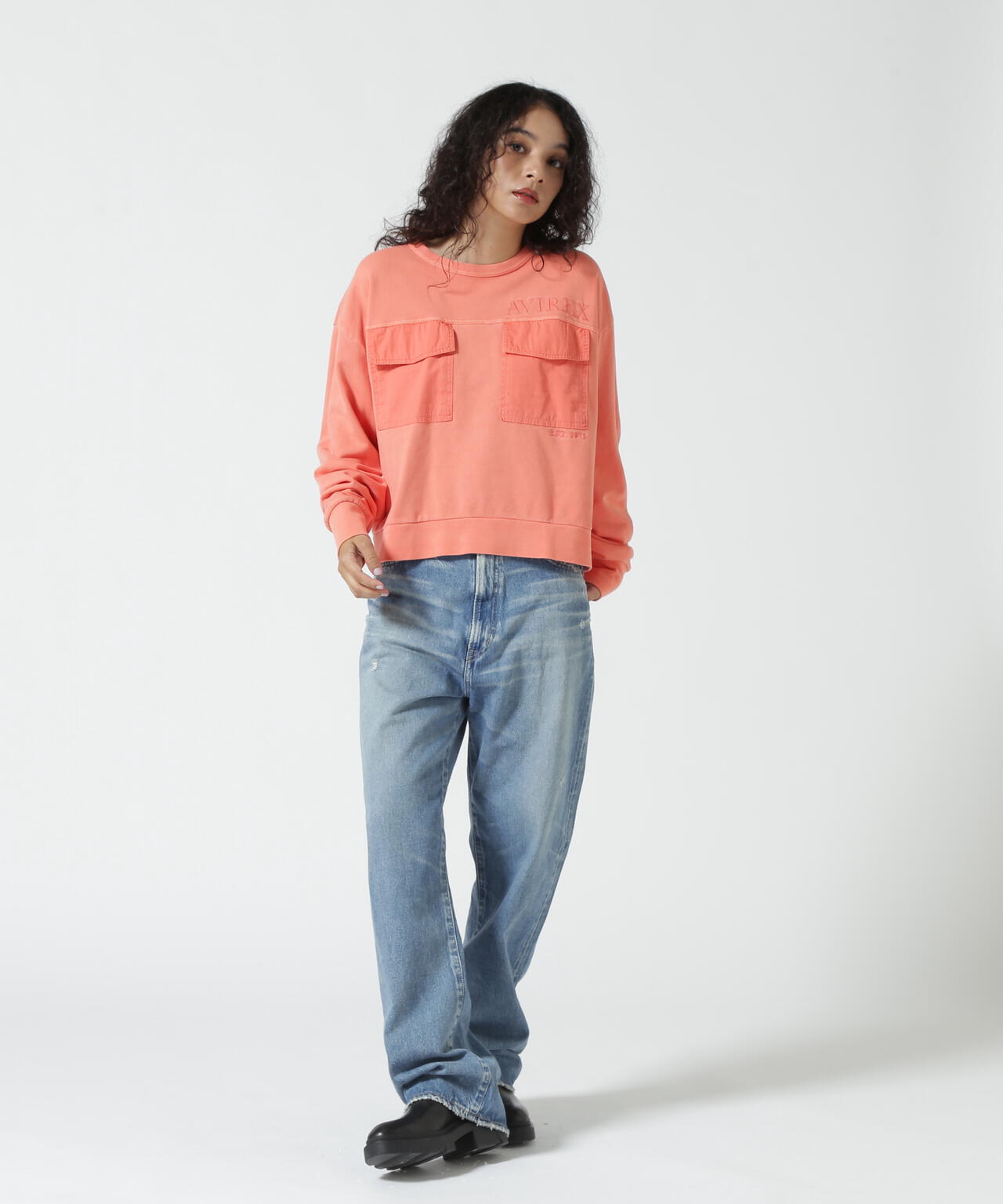 DOUBLE POCKET SWEAT/ダブルポケットスウェット