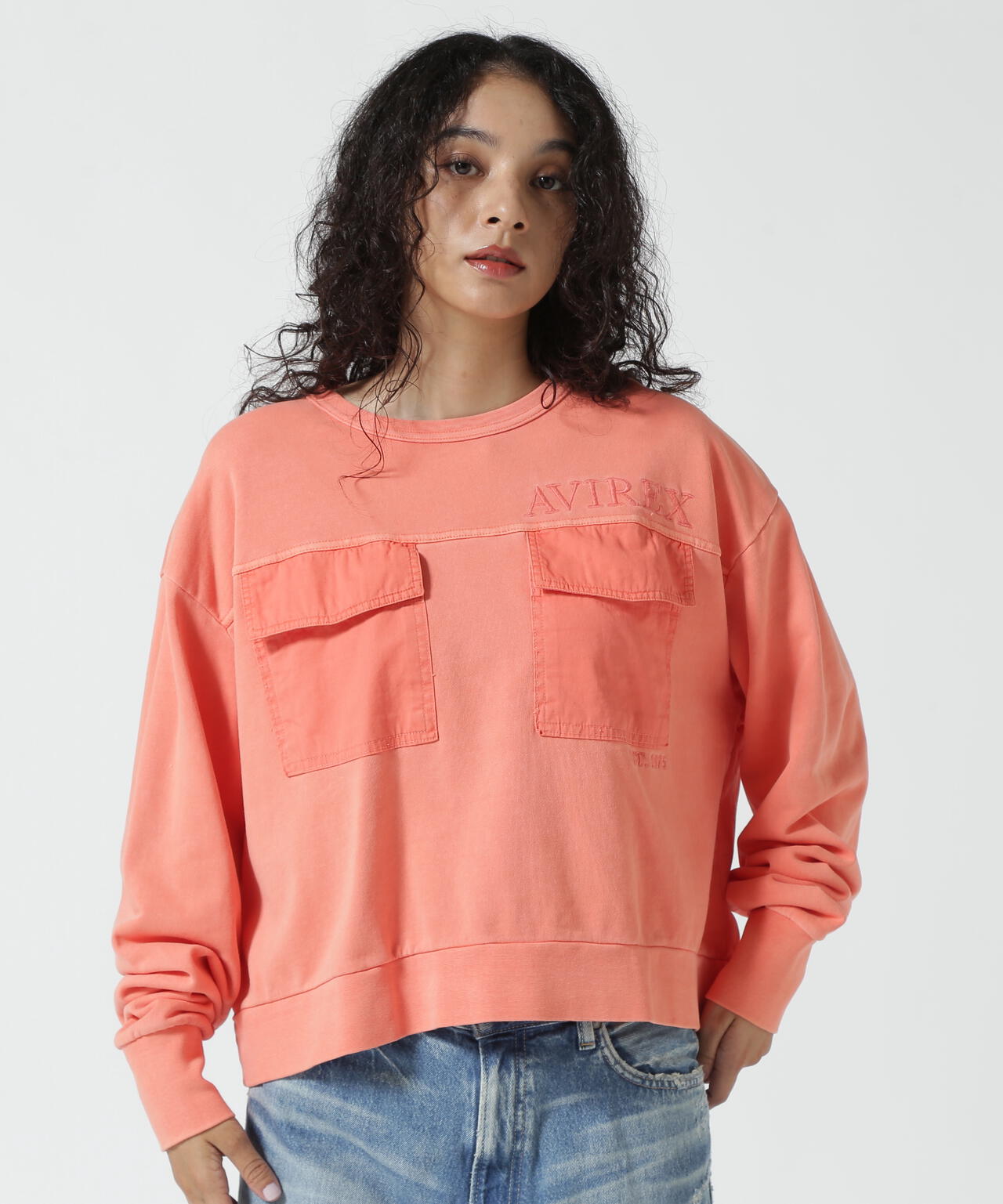 DOUBLE POCKET SWEAT/ダブルポケットスウェット