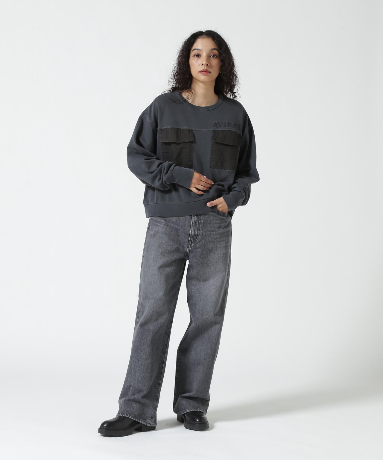 DOUBLE POCKET SWEAT/ダブルポケットスウェット