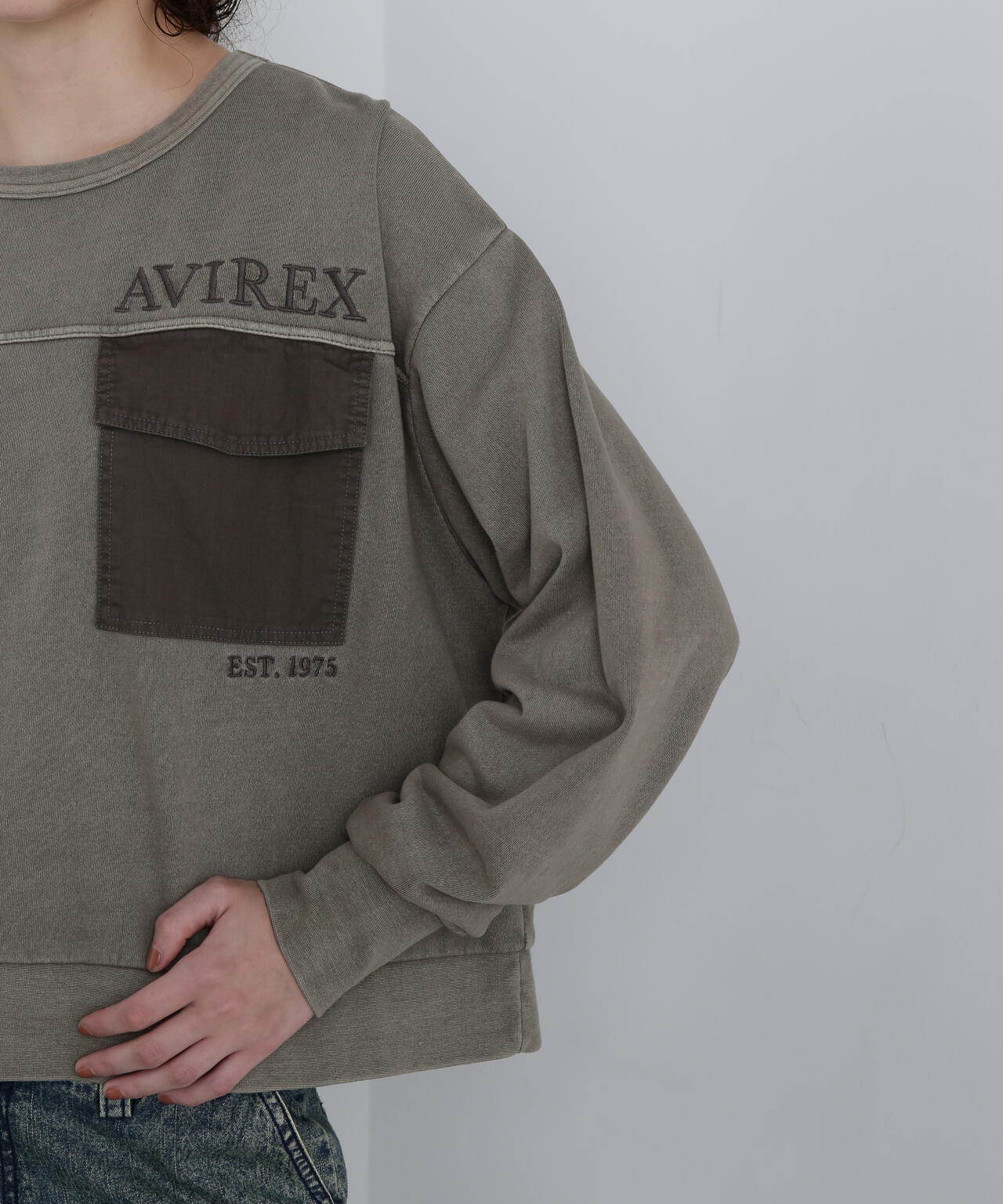 DOUBLE POCKET SWEAT/ダブルポケットスウェット