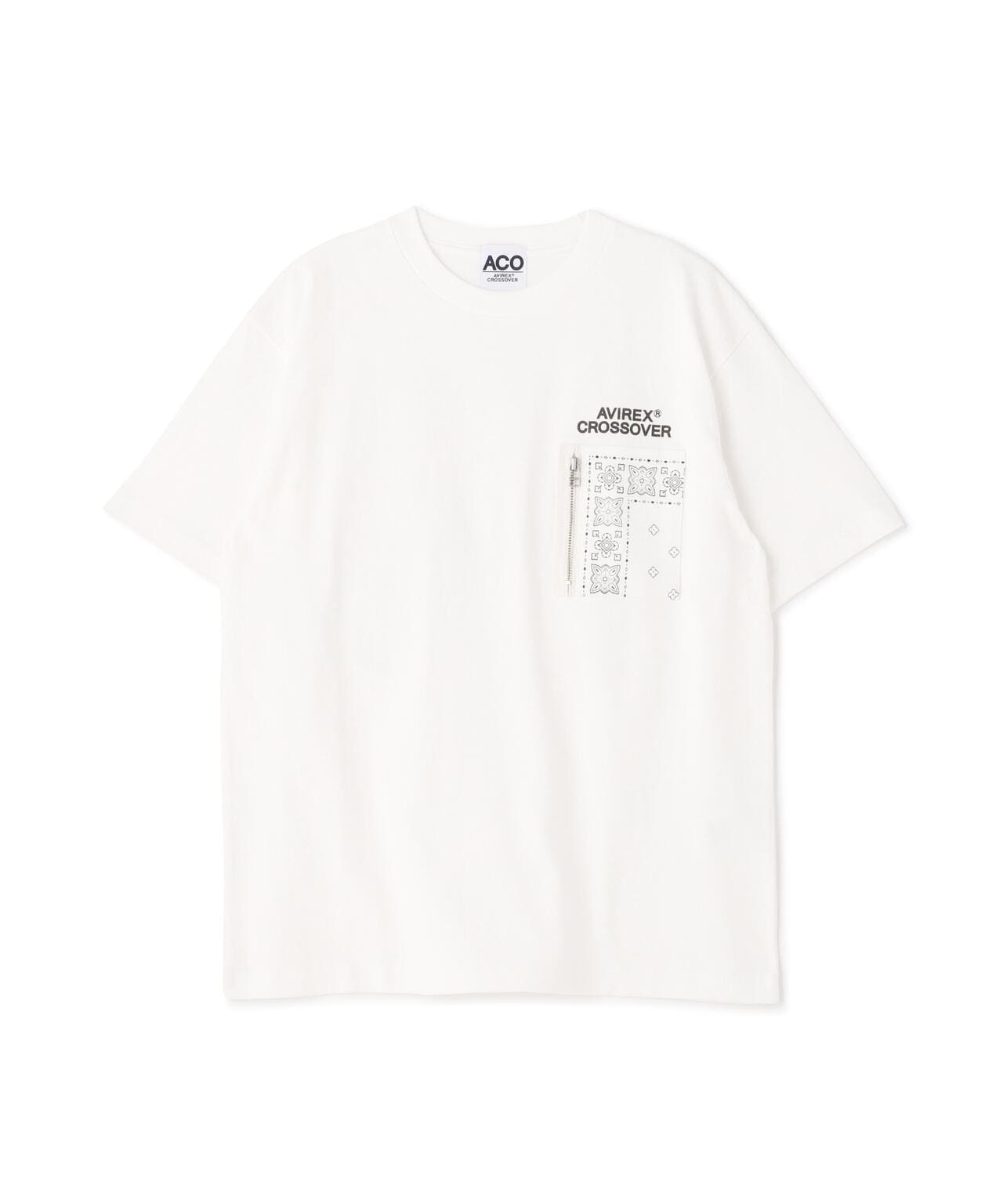 《CROSSOVER》DENIM POCKET T-SHIRT / クロスオーバー デニム ポケット Tシャツ  / AVIREX