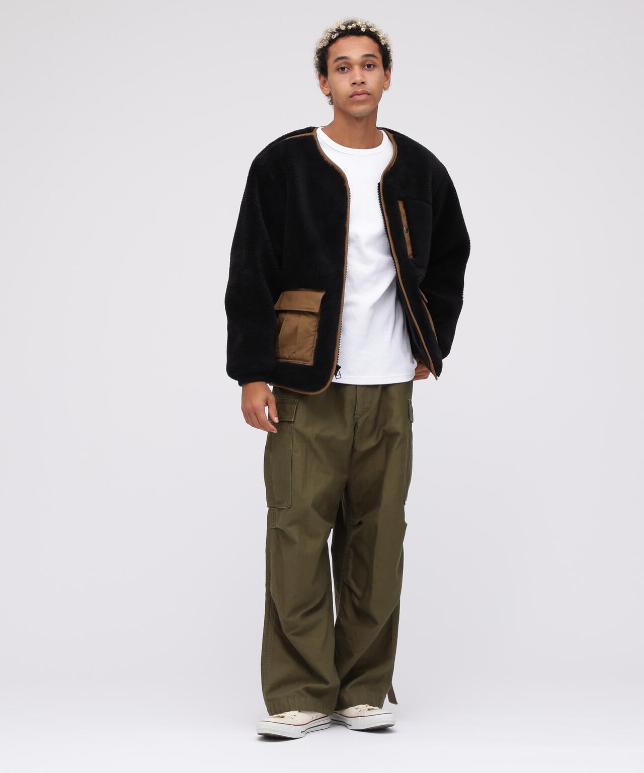 《WEB&DEPOT限定》BOA CARDIGAN ’24 / ボア カーディガン / AVIREX / アヴィレックス