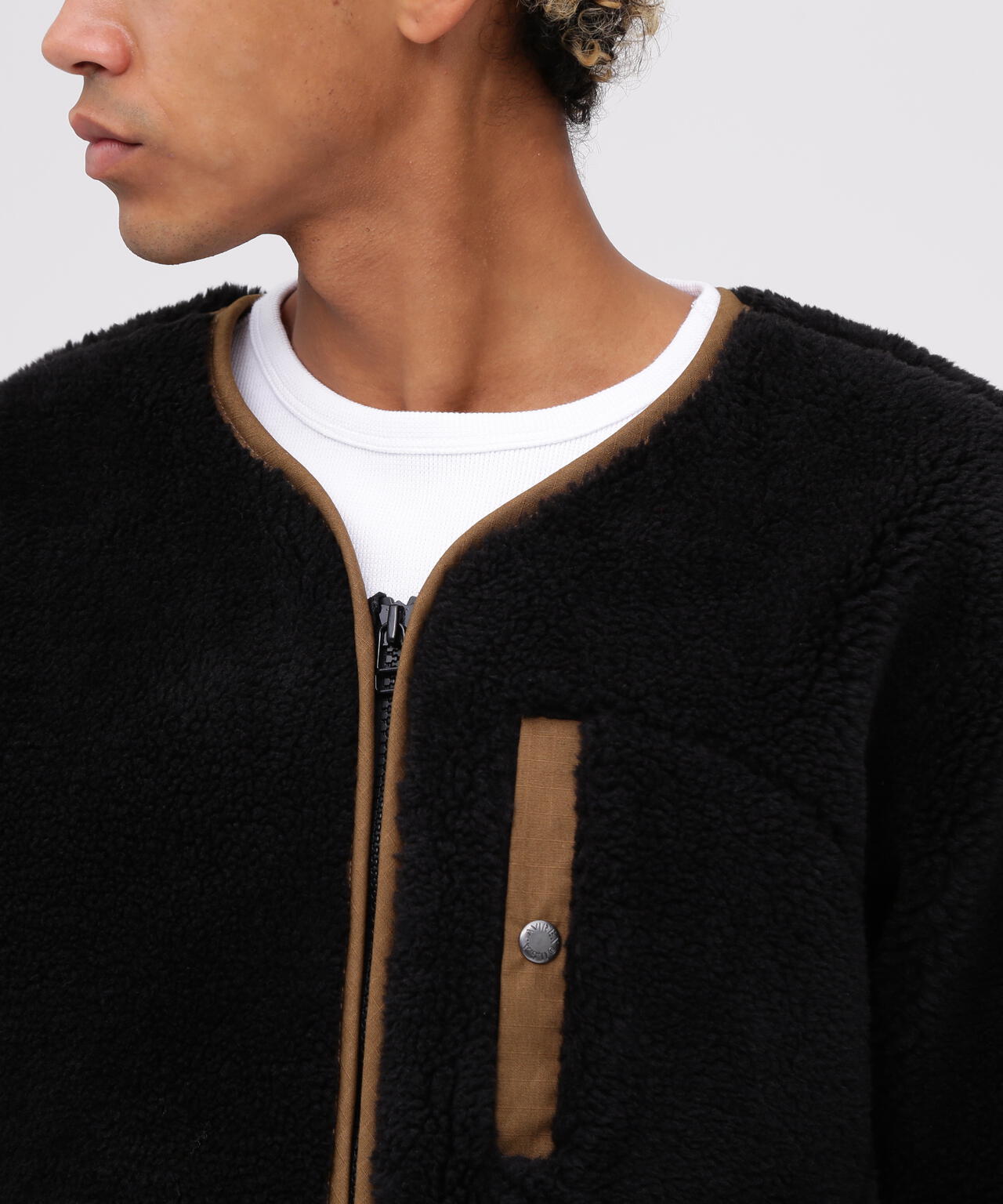 《WEB&DEPOT限定》BOA CARDIGAN ’24 / ボア カーディガン / AVIREX / アヴィレックス