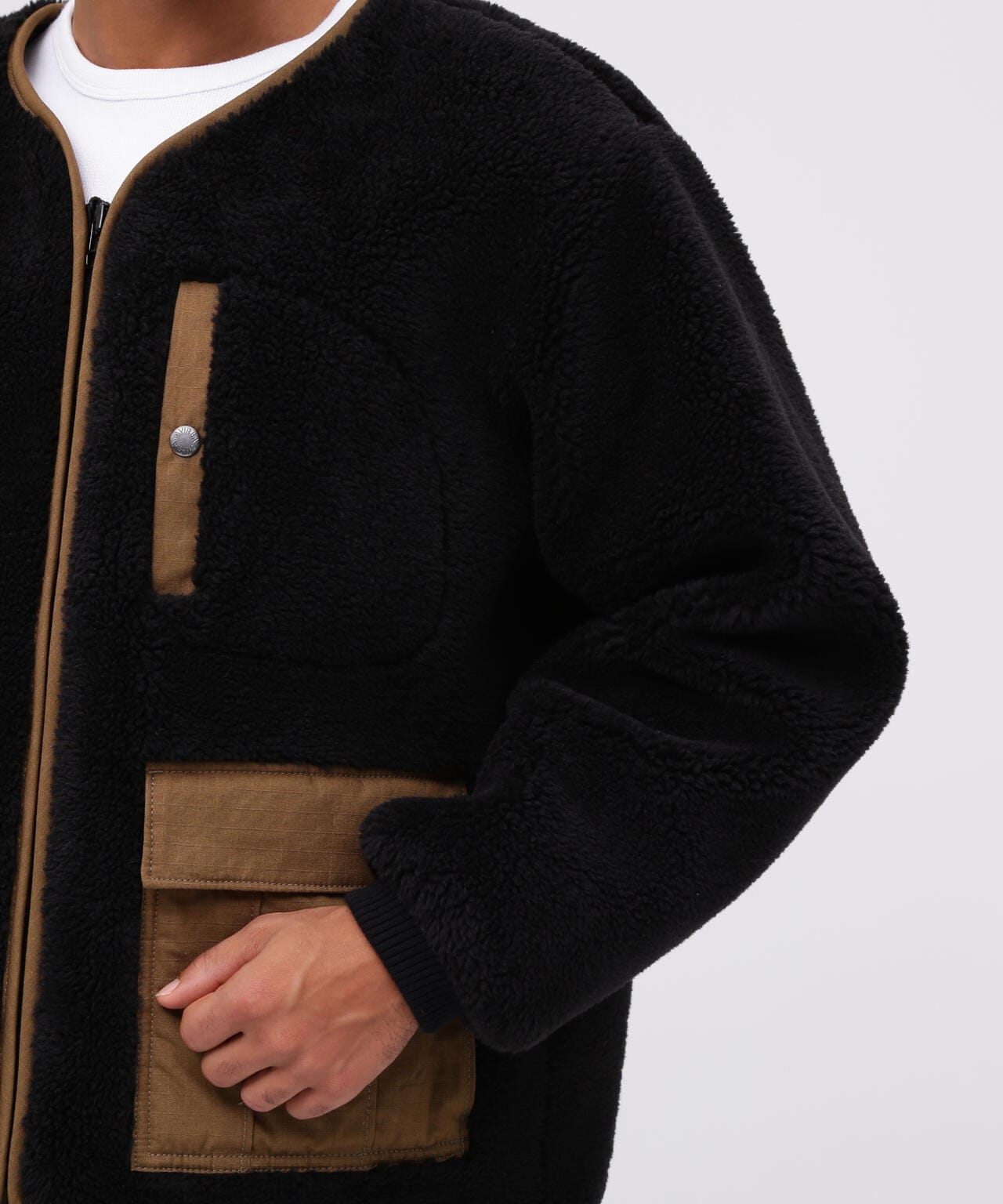 《WEB&DEPOT限定》BOA CARDIGAN ’24 / ボア カーディガン / AVIREX / アヴィレックス