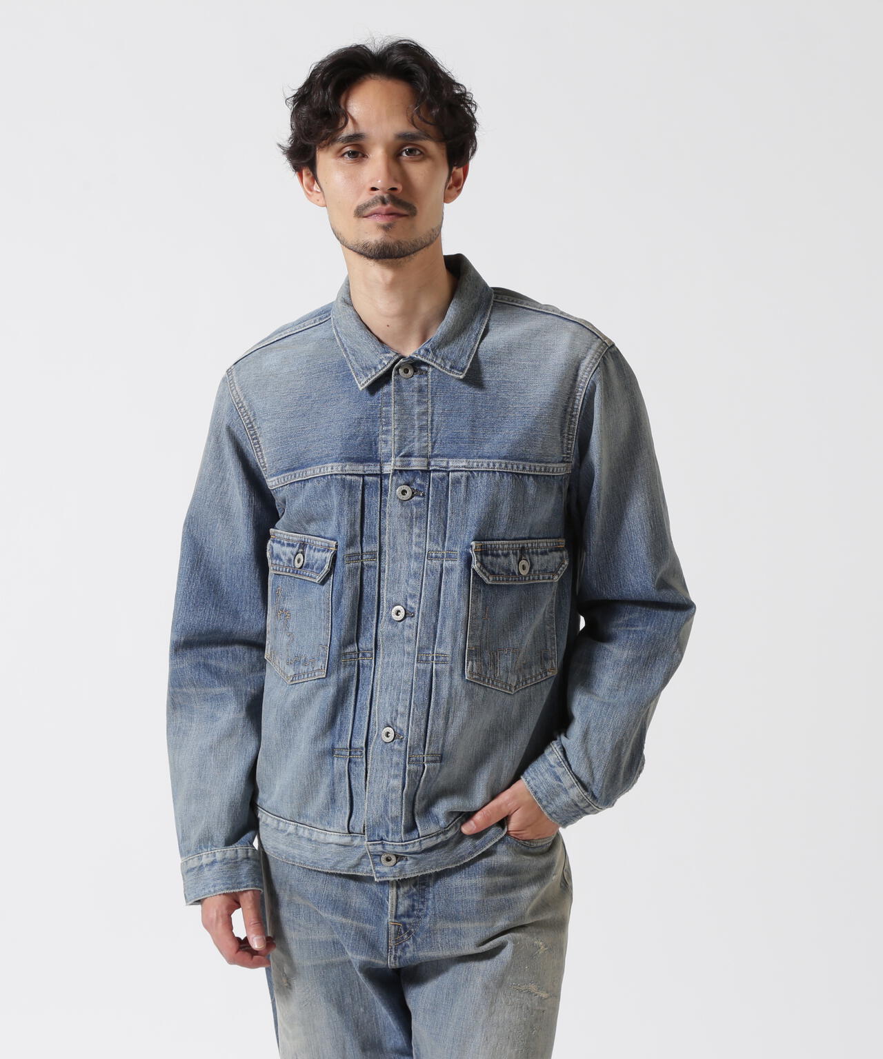 AVIREX × MOANDMOCLOTHING/ICON DENIM JACKET
