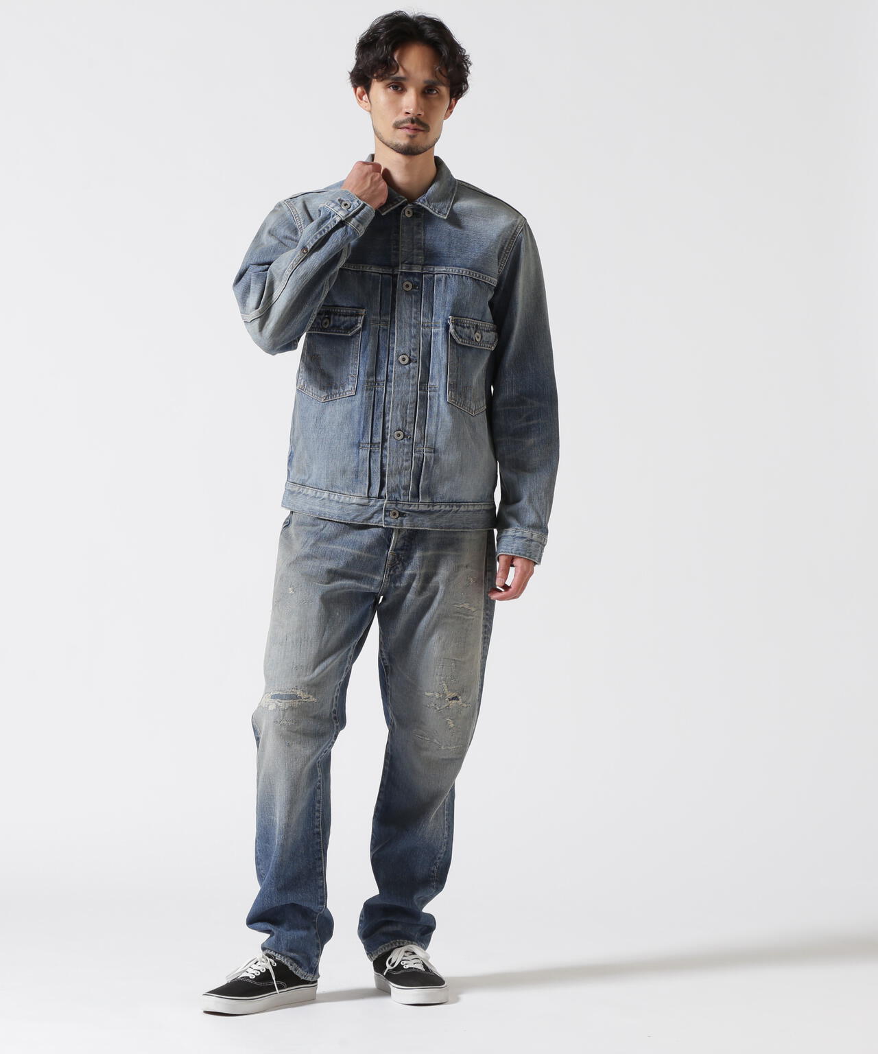 AVIREX × MOANDMOCLOTHING/ICON DENIM JACKET