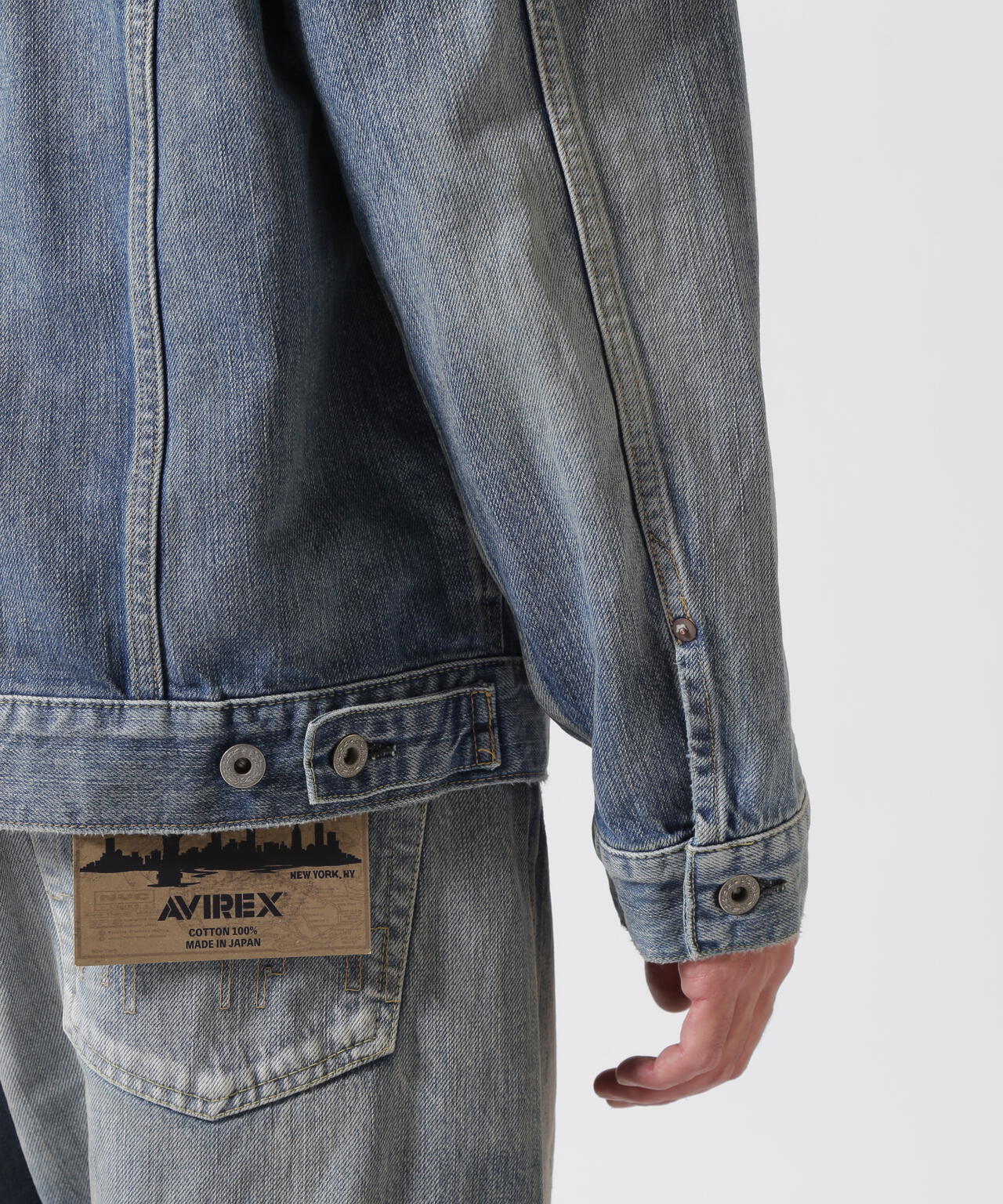 AVIREX × MOANDMOCLOTHING/ICON DENIM JACKET