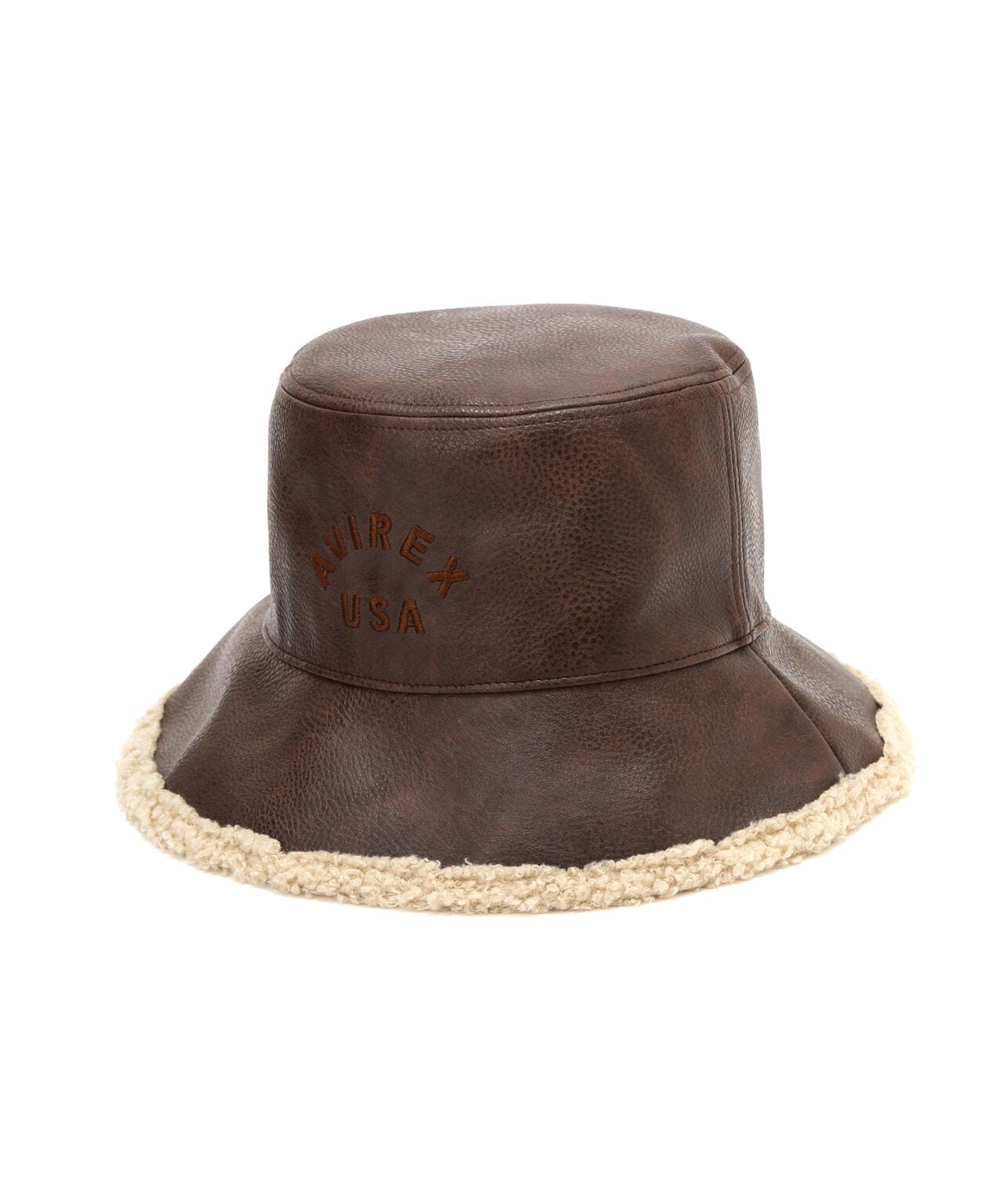 《直営店限定》REVERSIBLE FAKE  LEATHER HAT/リバーシブル ハット