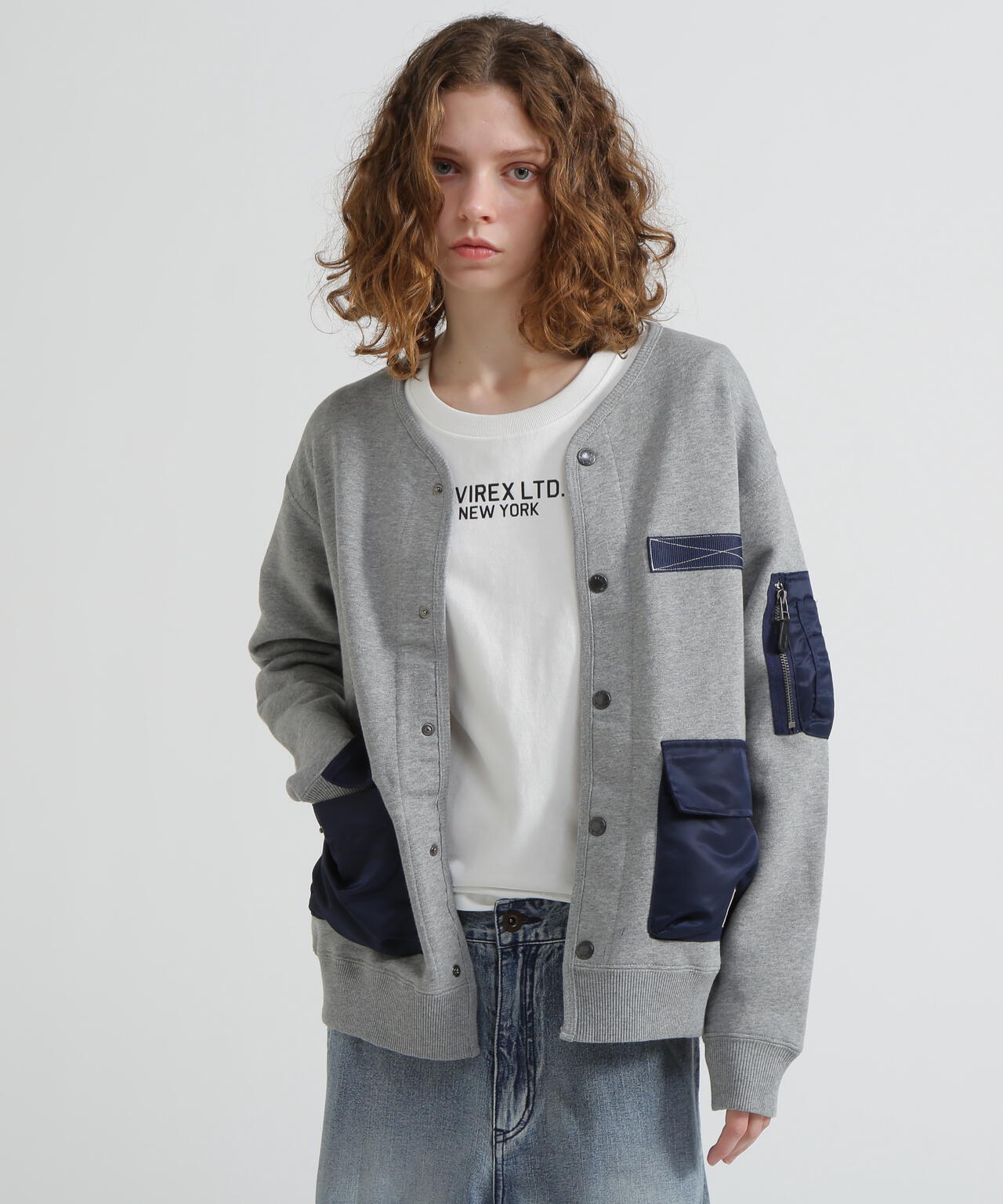 《WEB&DEPOT限定》TACTICAL CARDIGAN / タクティカル カーディガン / AVIREX / アヴィレックス