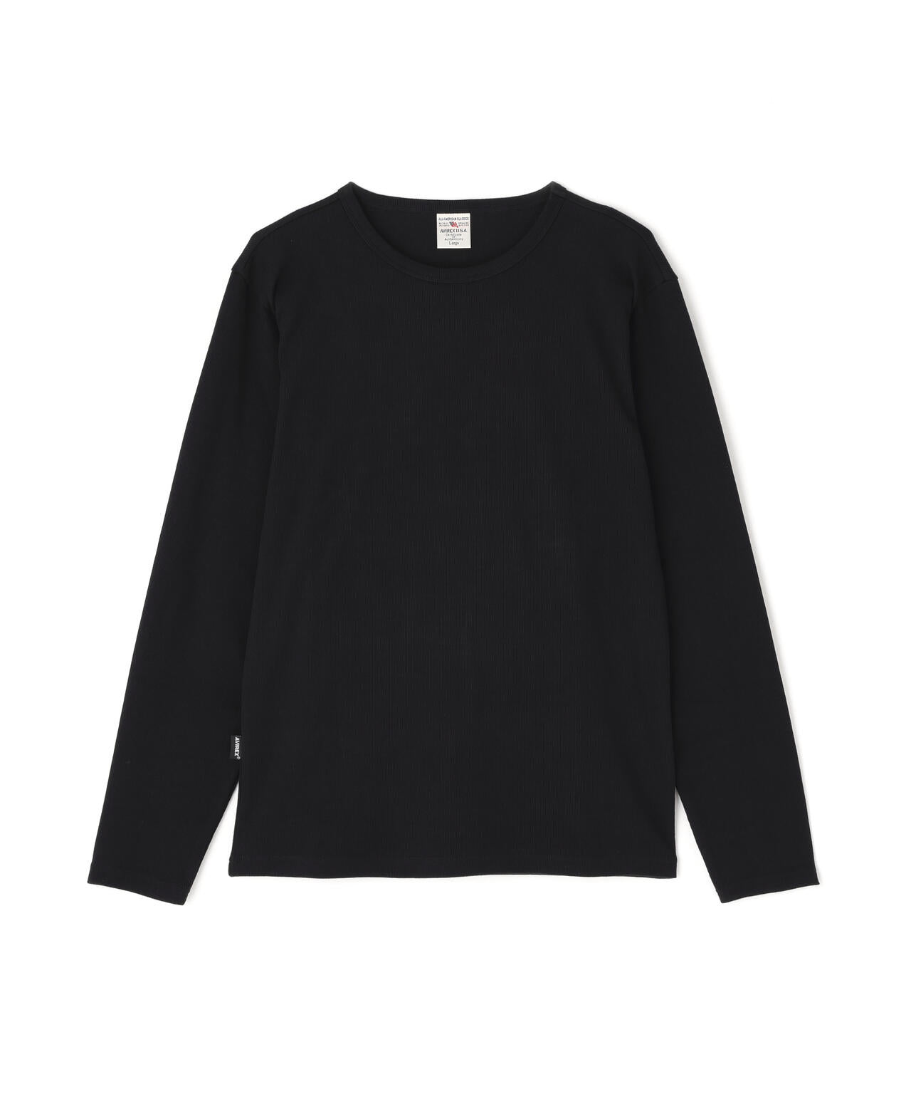 《DAILY/デイリー》RIB L/S CREW NECK T-SHIRT