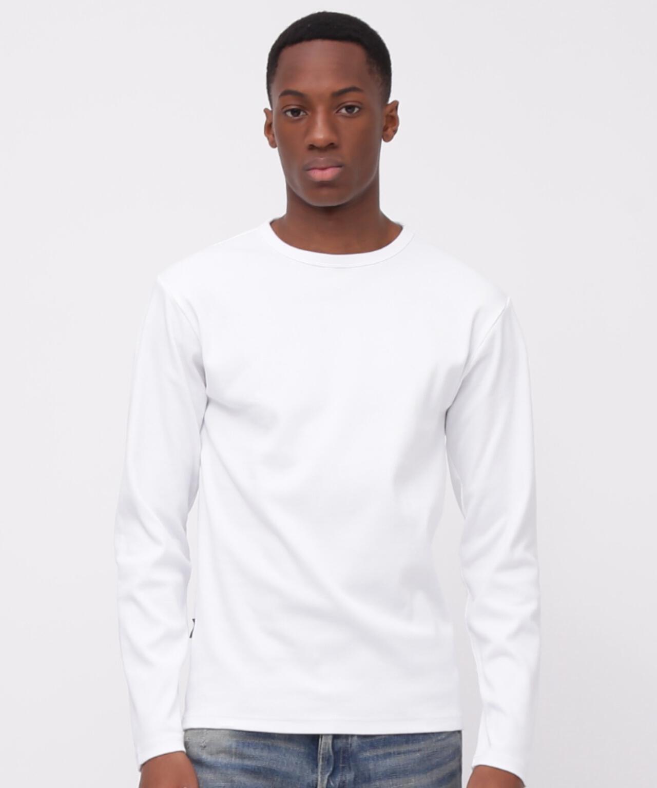 《DAILY/デイリー》RIB L/S CREW NECK T-SHIRT