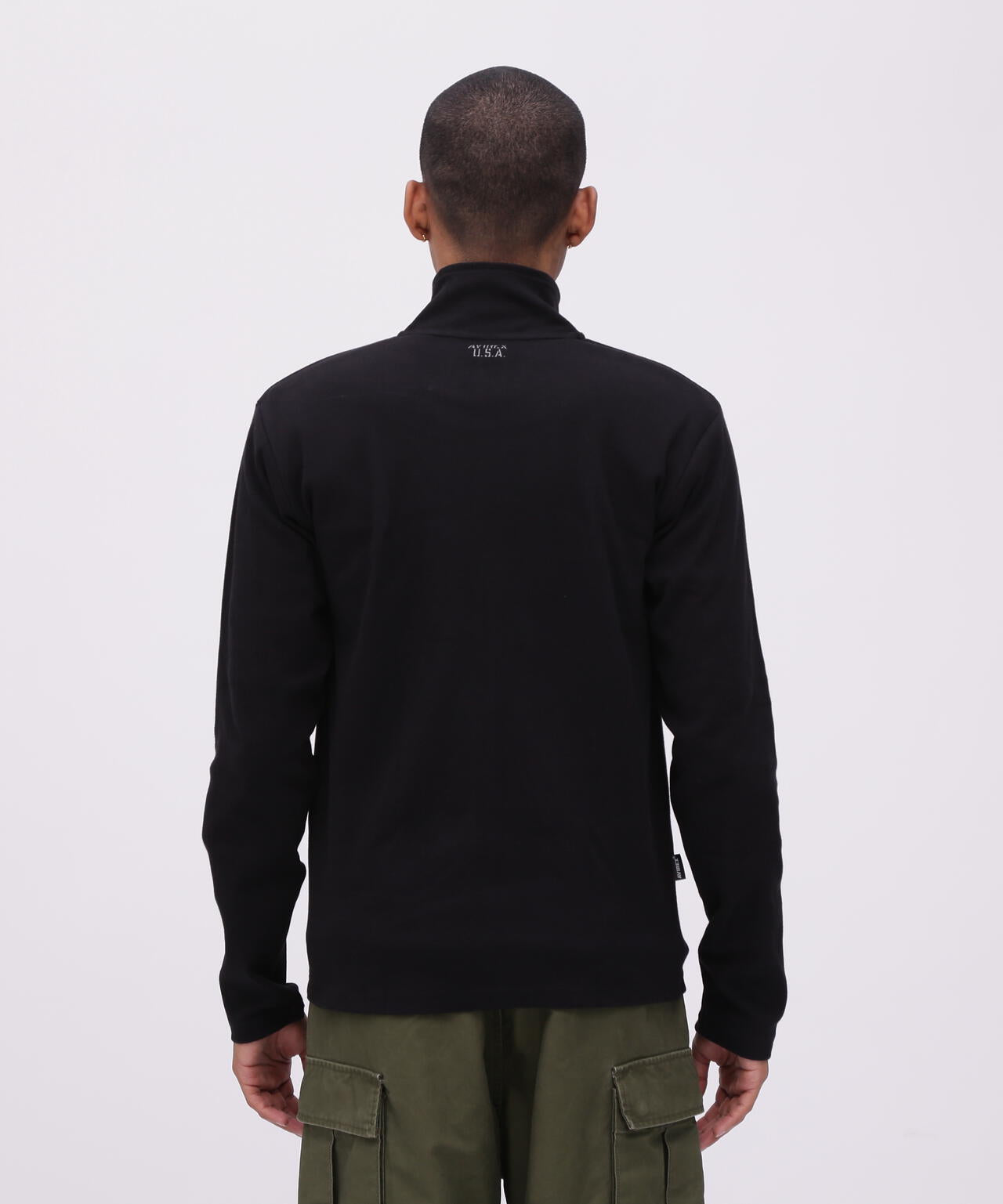 《DAILY/デイリー》STAND ZIP RIB JACKET/スタンドジップ リブ ジャケット