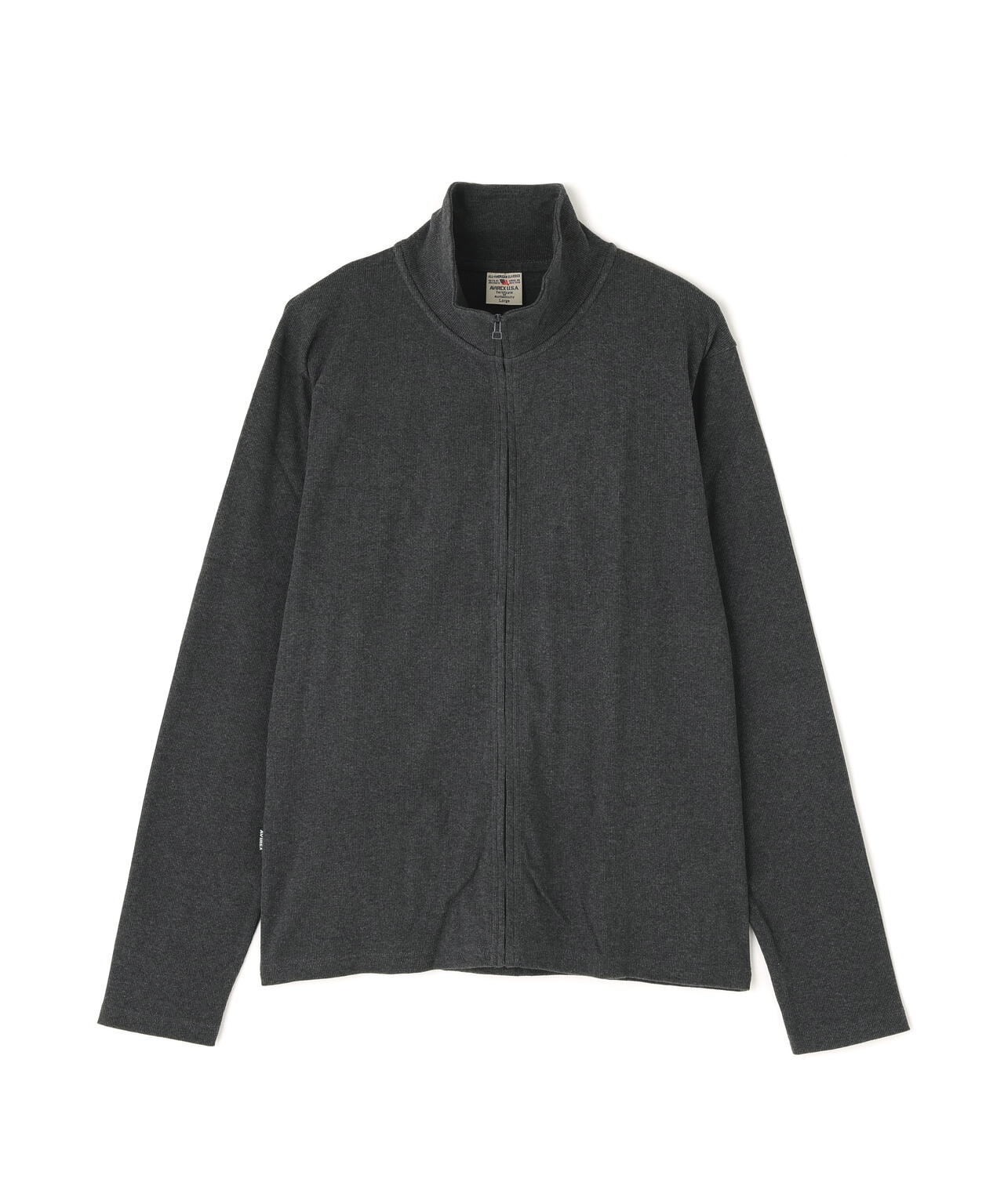 《DAILY/デイリー》STAND ZIP RIB JACKET/スタンドジップ リブ ジャケット