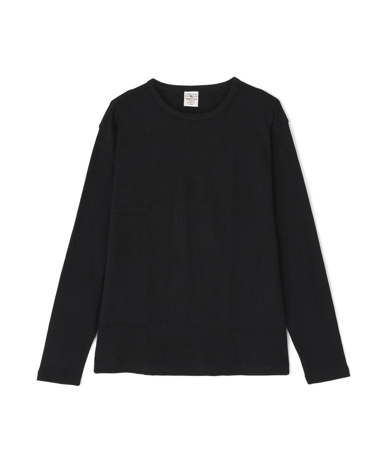 《DAILY/デイリー》MINI WAFFLE CREW-NECK L/S T-SHIRT/ミニワッフル クルーネック 長袖 Tシャツ