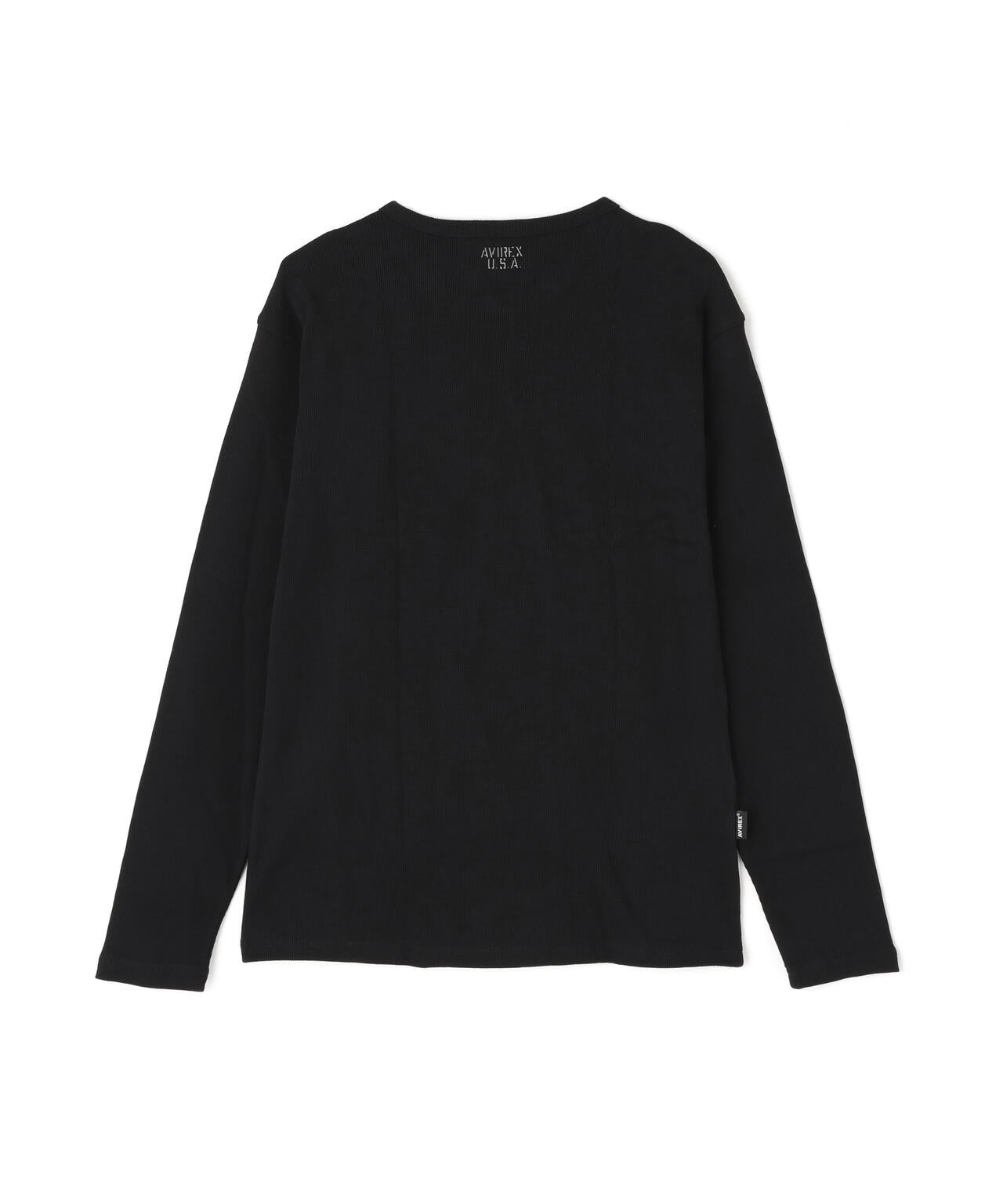 《DAILY/デイリー》MINI WAFFLE CREW-NECK L/S T-SHIRT/ミニワッフル クルーネック 長袖 Tシャツ