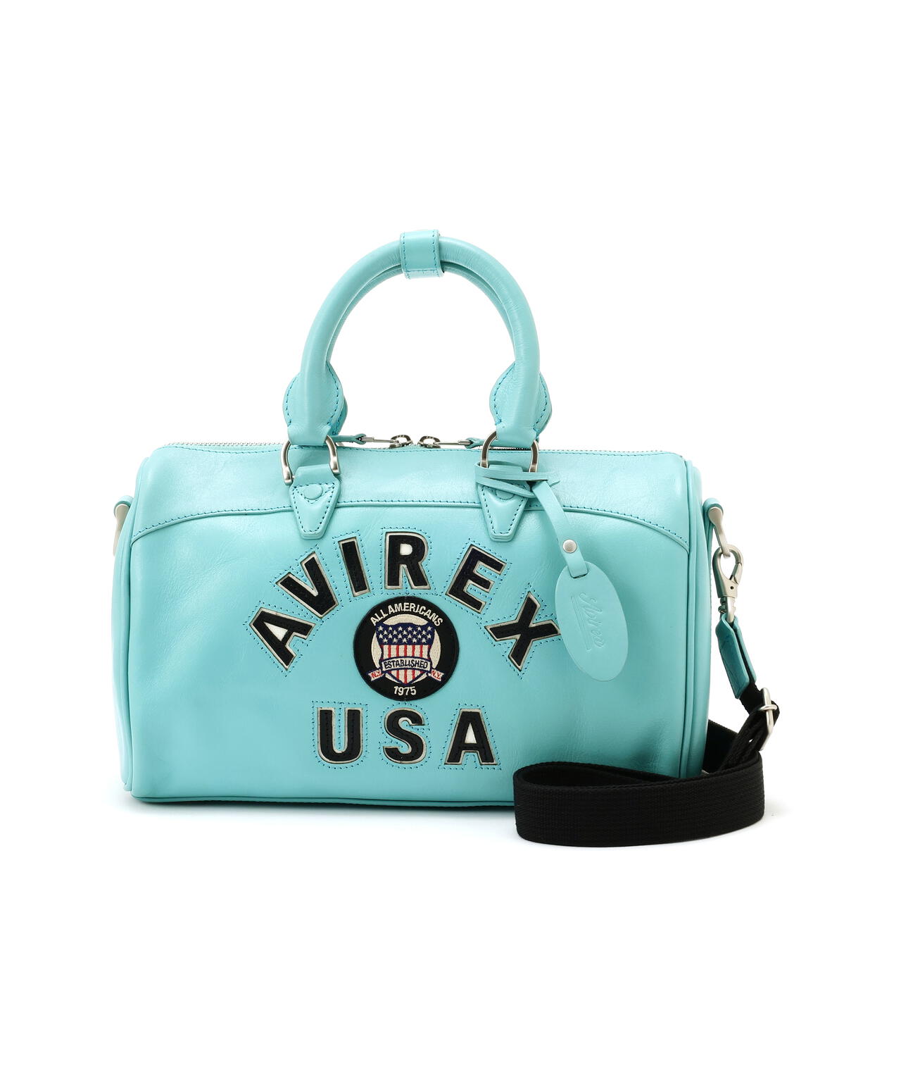 《直営店別注》VARSITY LEATHER MINI DUFFLE BAG / バーシティレザー ミニ ダッフル バッグ