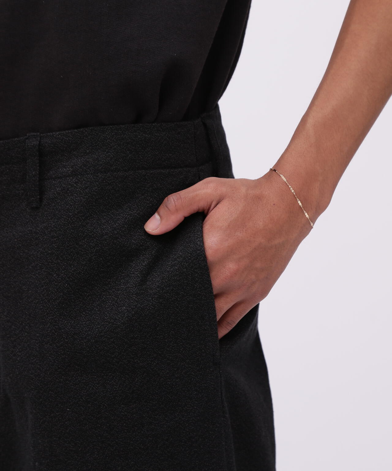 《TFQP by HANDROOM》BLACK CHAMBRAY WORKPANTS "45[B]" / ワークパンツ / AVIREX /