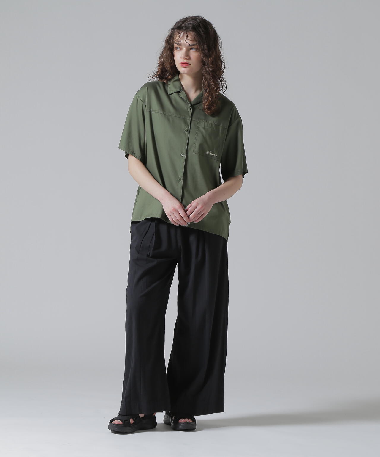 BOX PLEATS RELAX PANTS/ボックスプリーツ リラックスパンツ