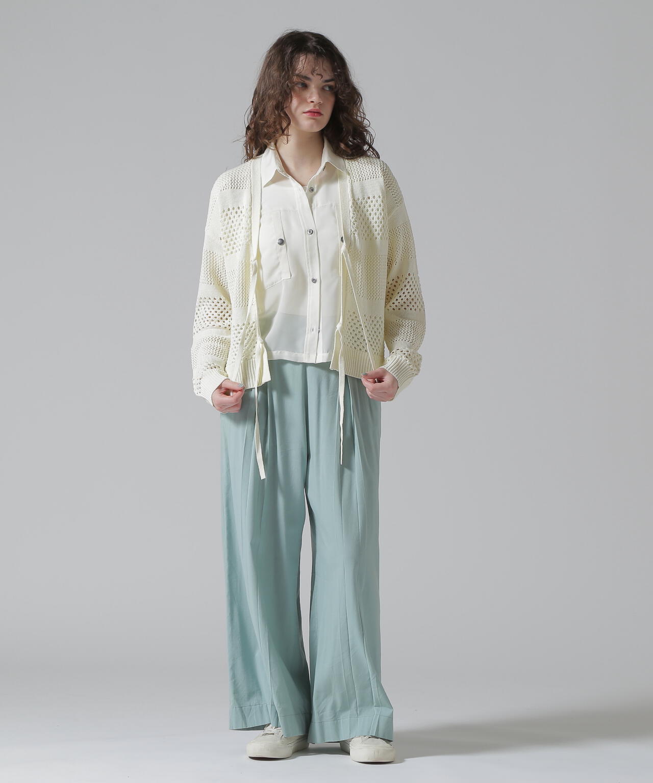 BOX PLEATS RELAX PANTS/ボックスプリーツ リラックスパンツ