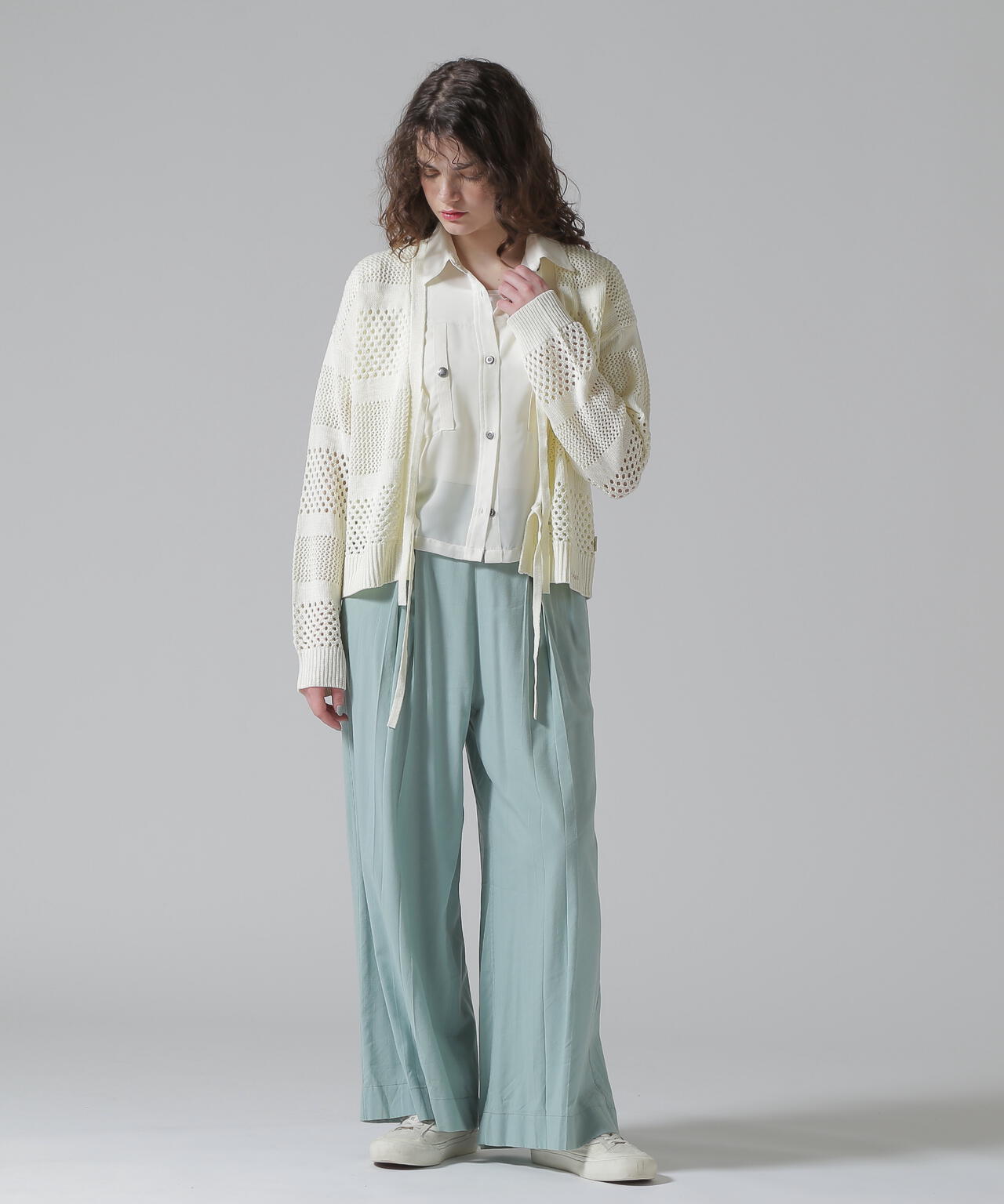 BOX PLEATS RELAX PANTS/ボックスプリーツ リラックスパンツ