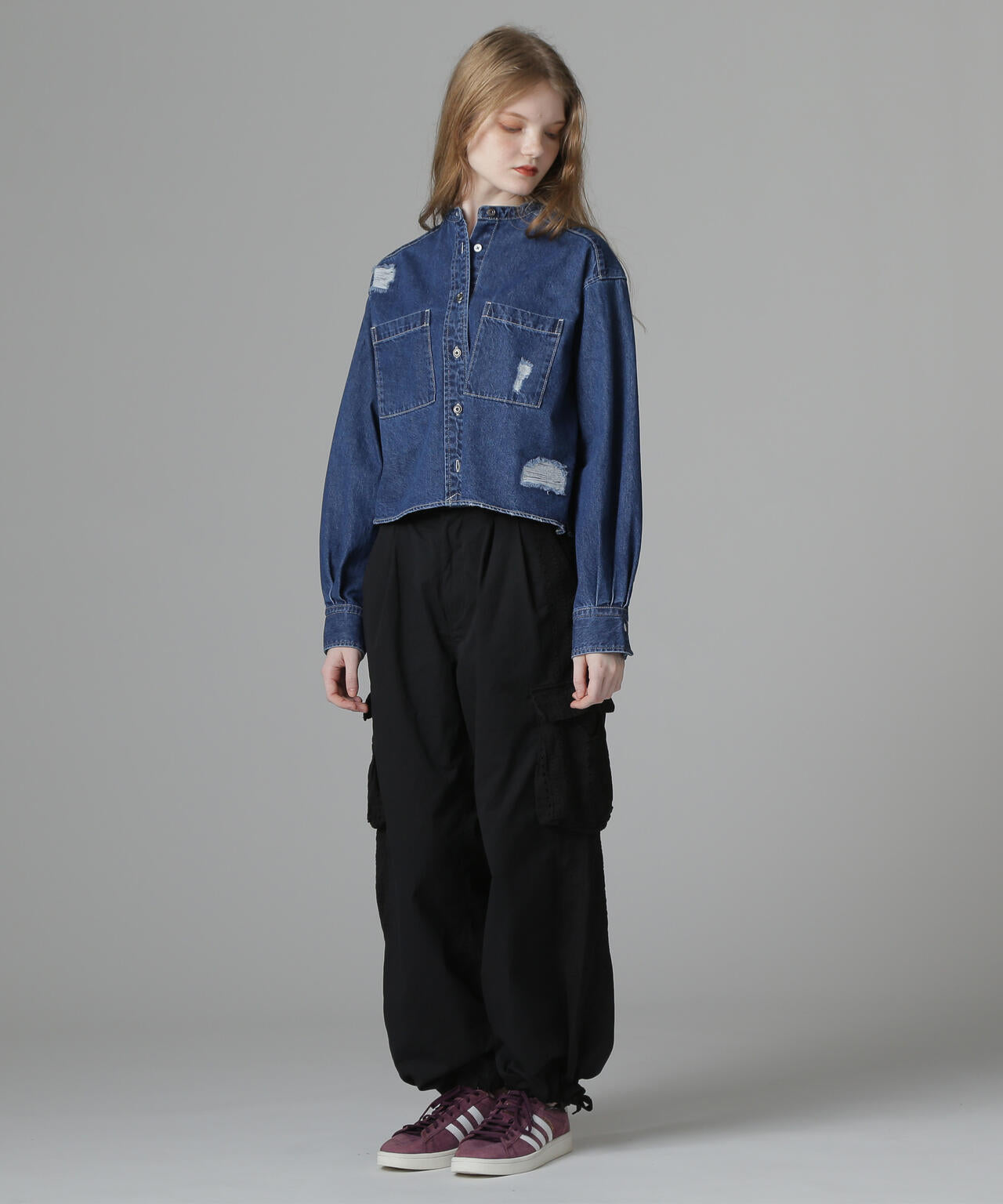 《WEB LIMITED Belle LINE》LACE CARGO PANTS/レースカーゴパンツ