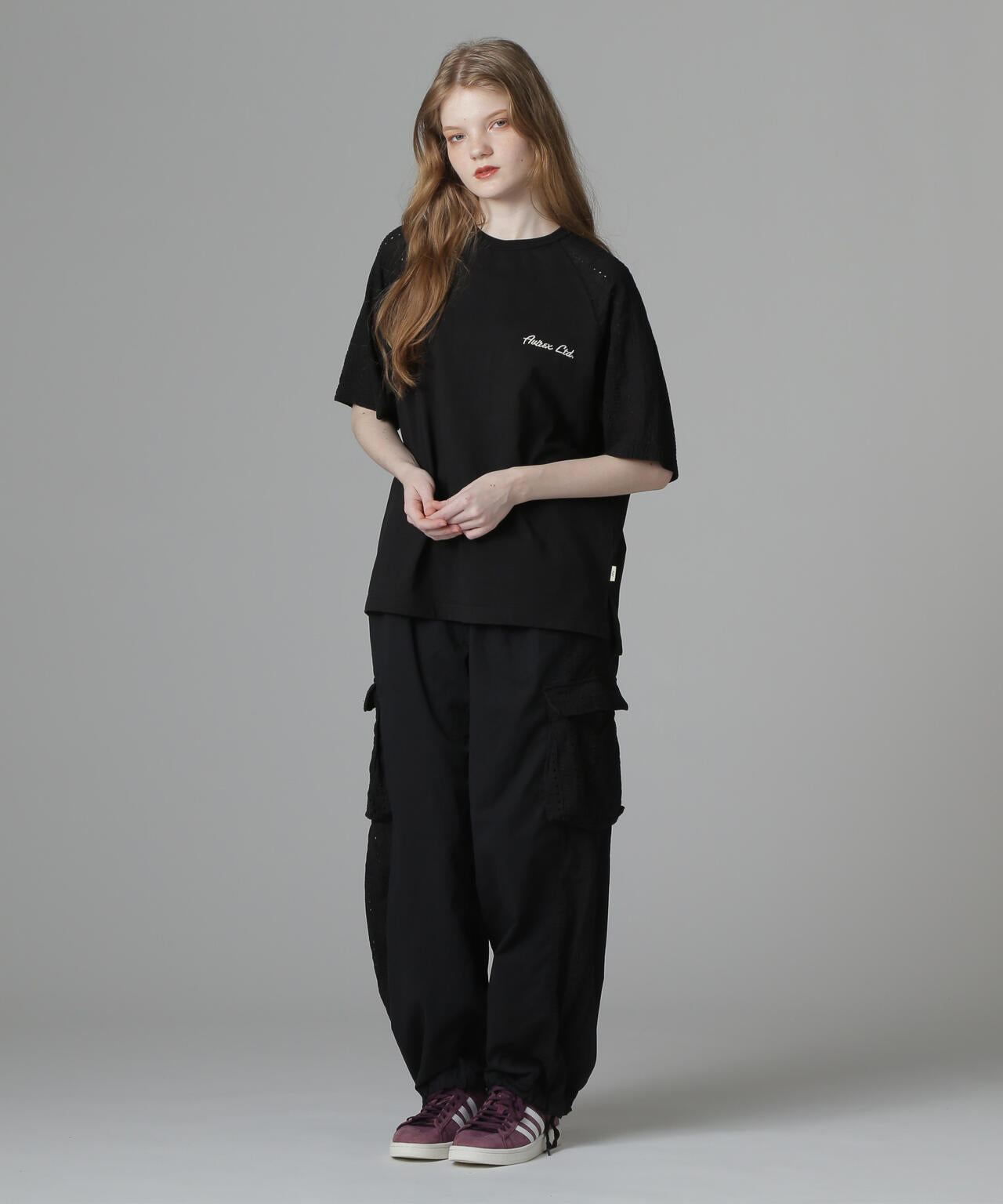 《WEB LIMITED Belle LINE》LACE CARGO PANTS/レースカーゴパンツ