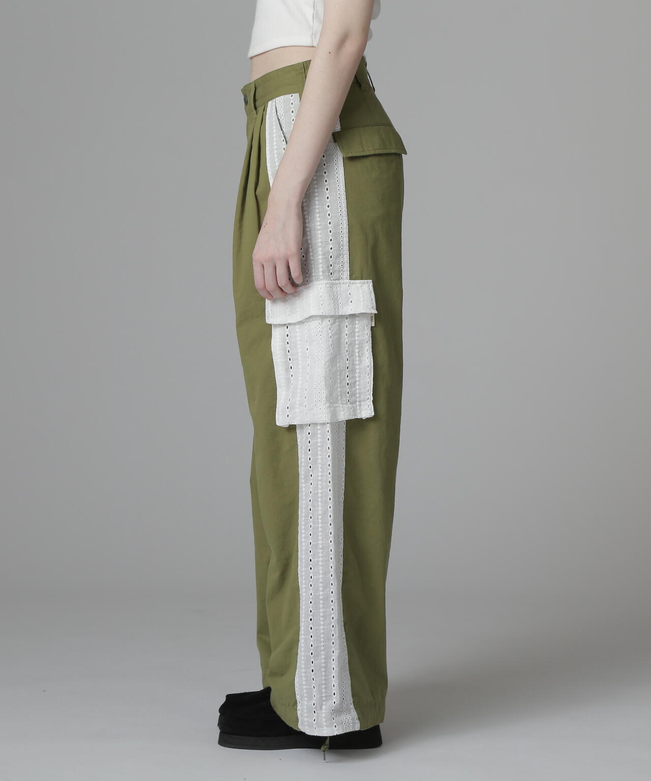 《WEB LIMITED Belle LINE》LACE CARGO PANTS/レースカーゴパンツ