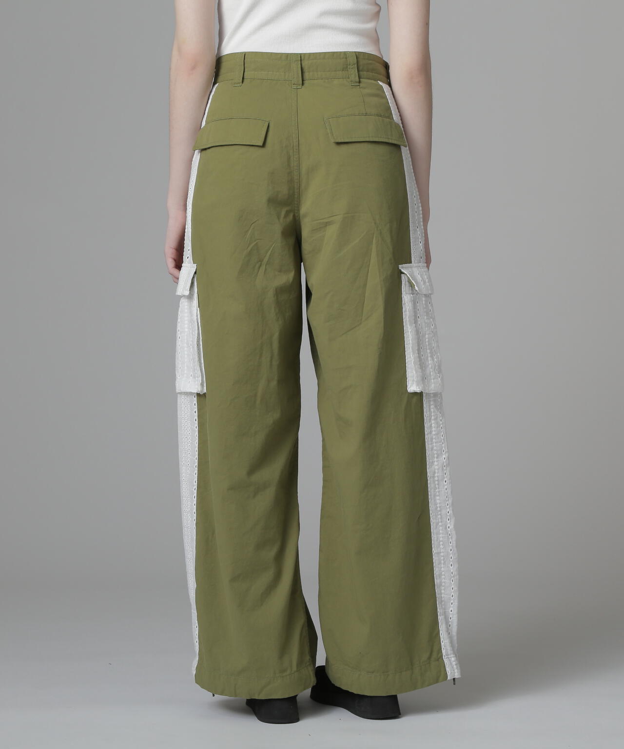 《WEB LIMITED Belle LINE》LACE CARGO PANTS/レースカーゴパンツ
