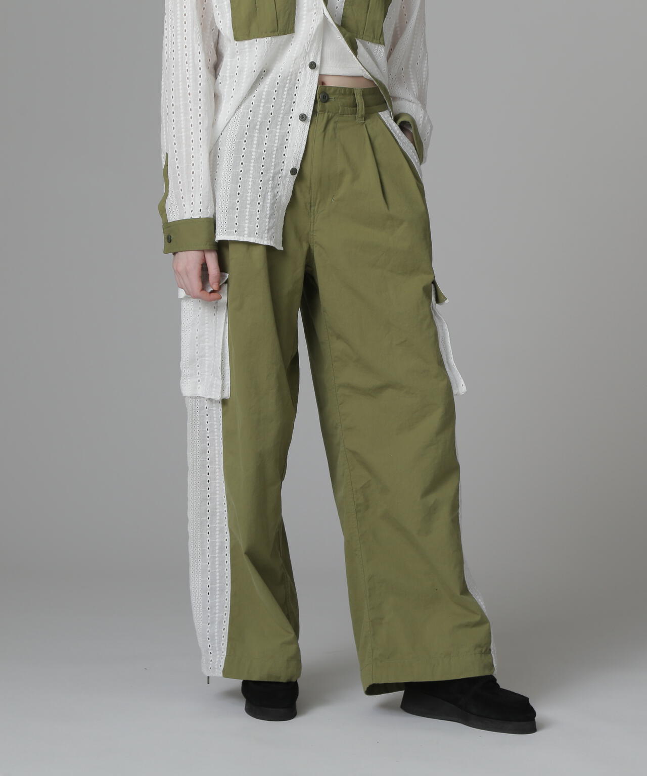 《WEB LIMITED Belle LINE》LACE CARGO PANTS/レースカーゴパンツ