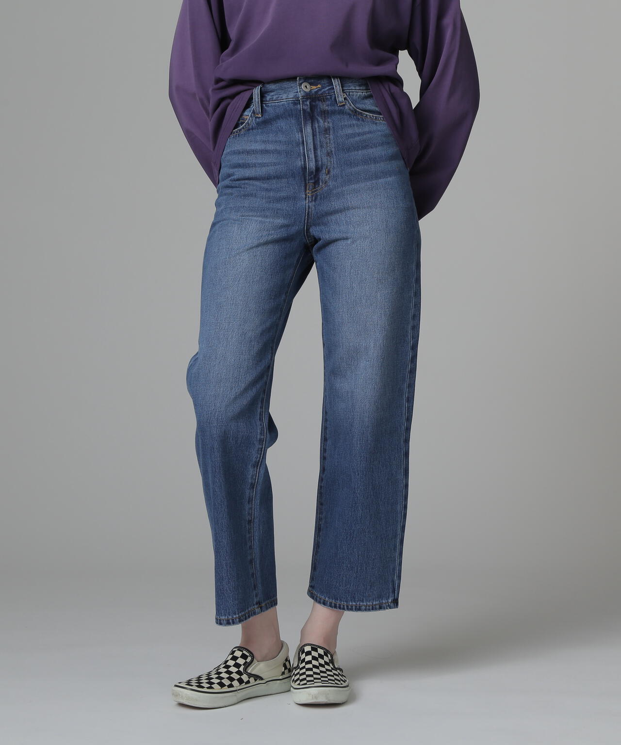 《Belle LINE》BASIC STRAIGHT DENIM PANTS