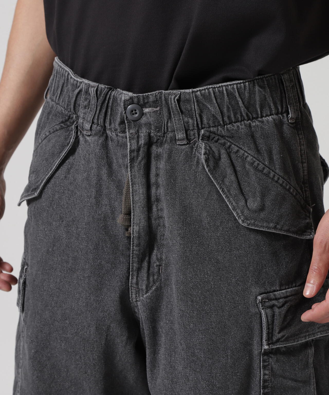 《直営店限定》DENIM EASY CARGO SHORTS / デニム イージーカーゴショーツ / AVIREX / アヴィレックス