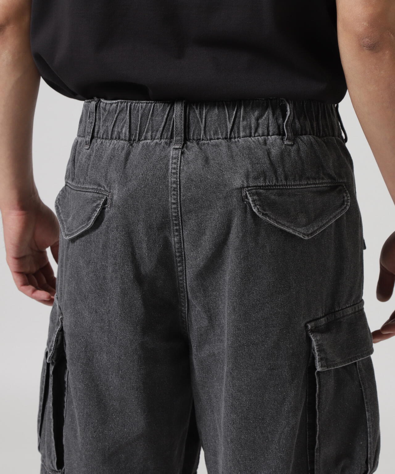 《直営店限定》DENIM EASY CARGO SHORTS / デニム イージーカーゴショーツ / AVIREX / アヴィレックス