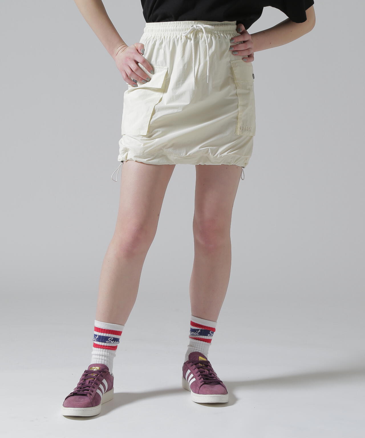 MILITARY DETACHABLE BIG POCKET SKIRT/ミリタリーデタッチャブル ビッグポケットスカート