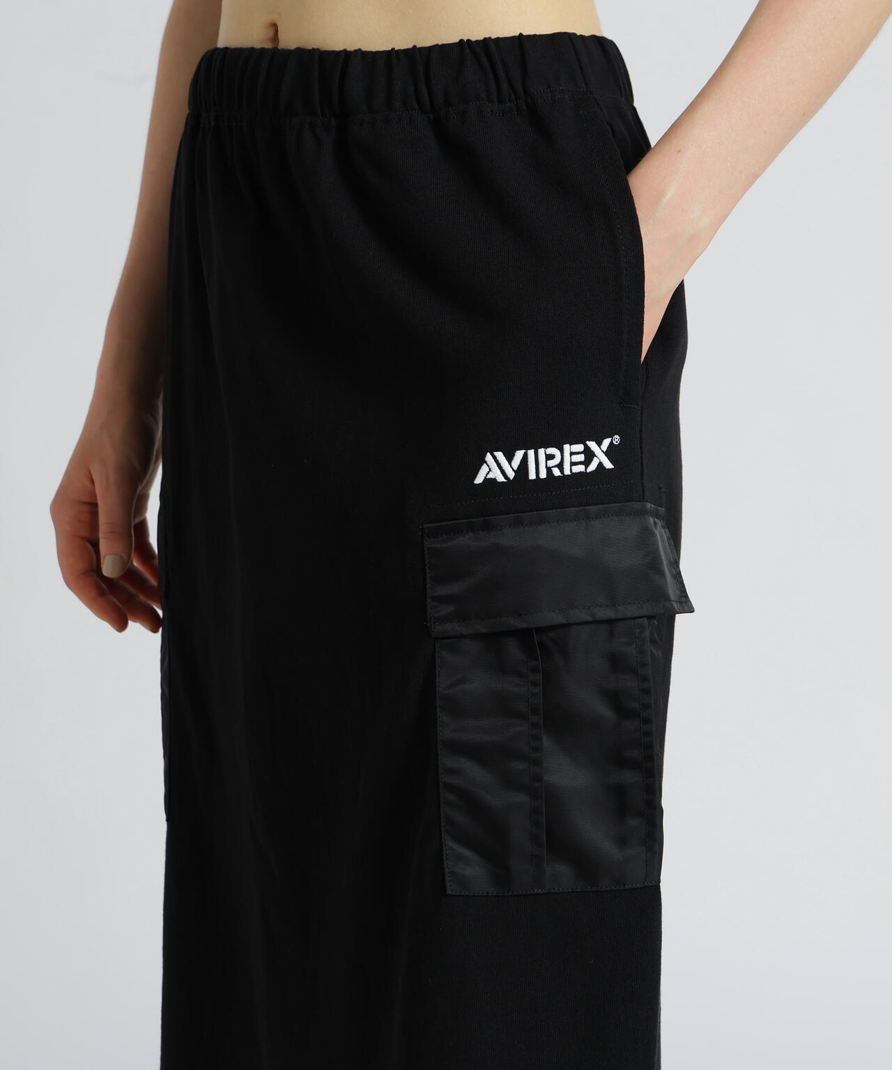 《WEB&DEPOT限定》JERSEY CARGO SKIRT/ジャージ カーゴスカート