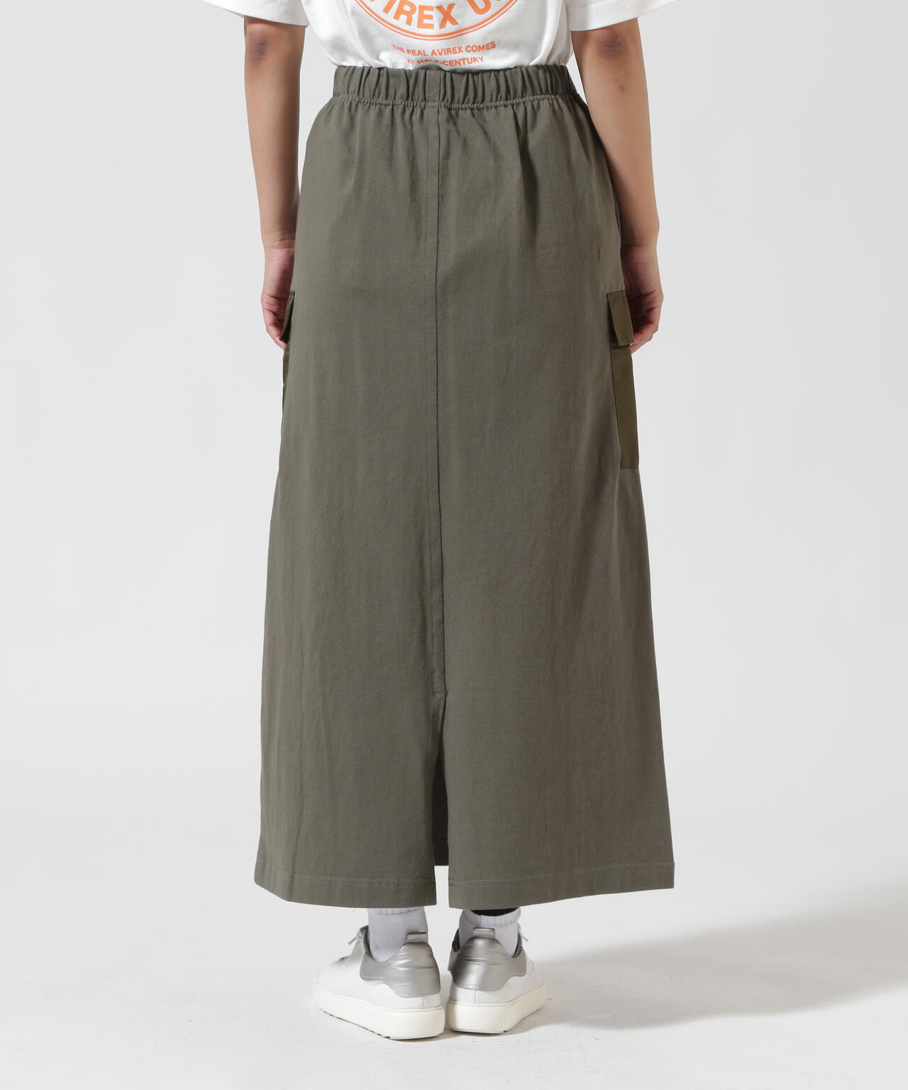 《WEB&DEPOT限定》JERSEY CARGO SKIRT/ジャージ カーゴスカート