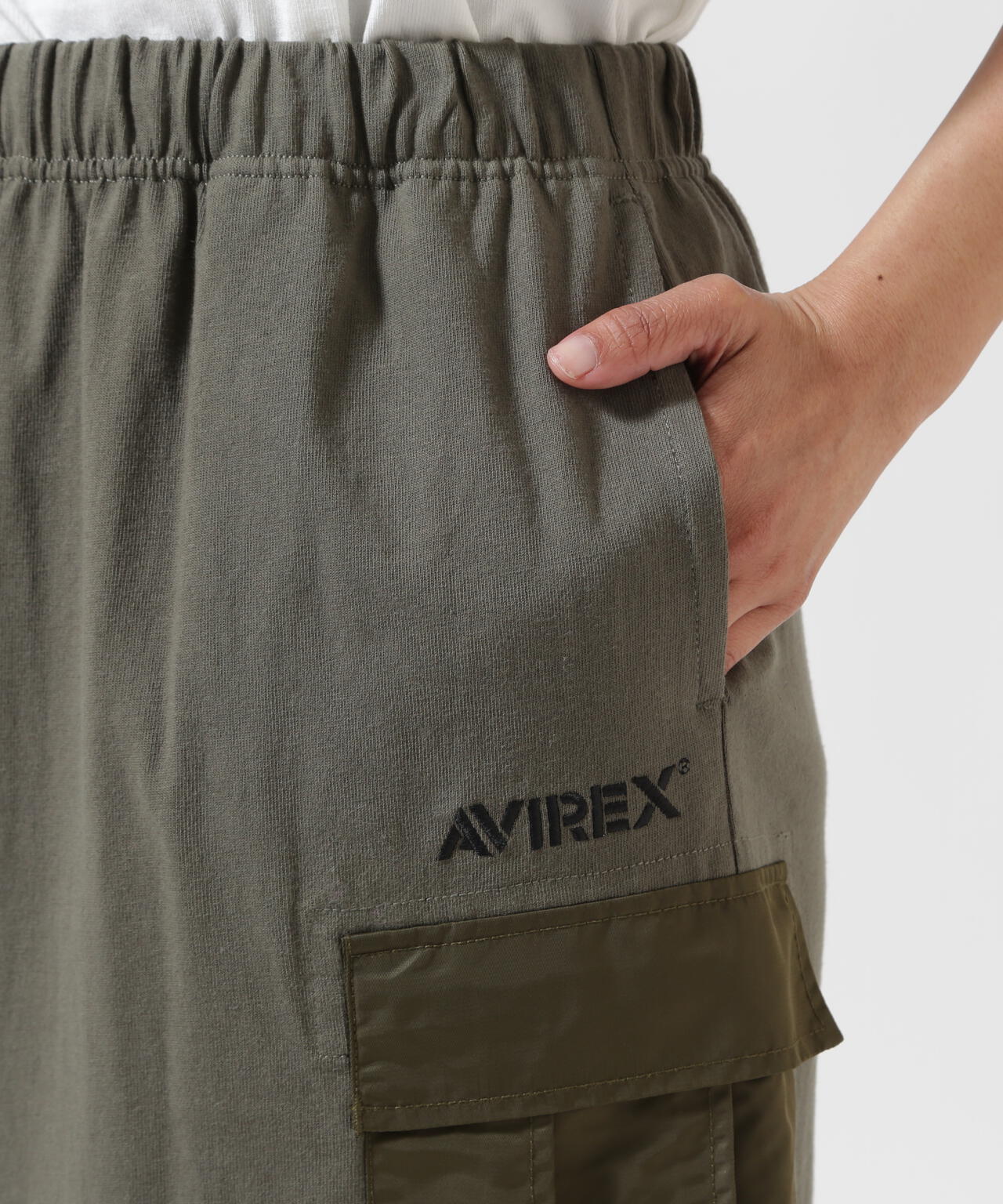 《WEB&DEPOT限定》JERSEY CARGO SKIRT/ジャージ カーゴスカート