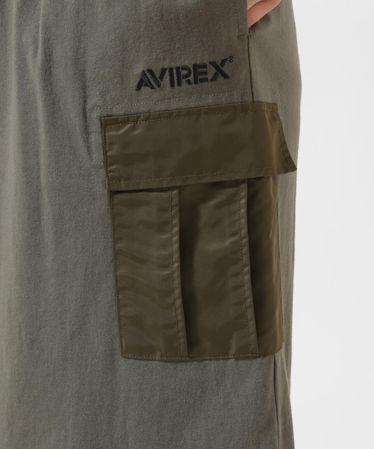 《WEB&DEPOT限定》JERSEY CARGO SKIRT/ジャージ カーゴスカート