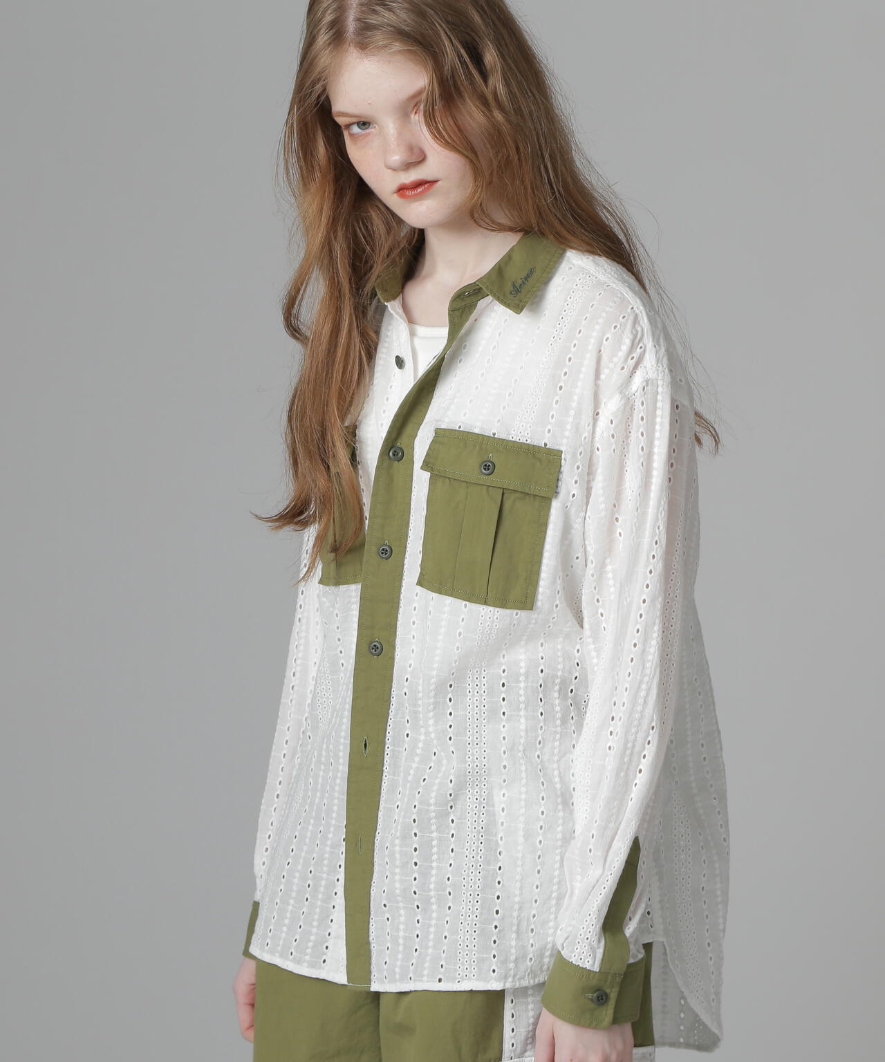 《WEB LIMITED Belle LINE》LACE SHIRT/レースシャツ