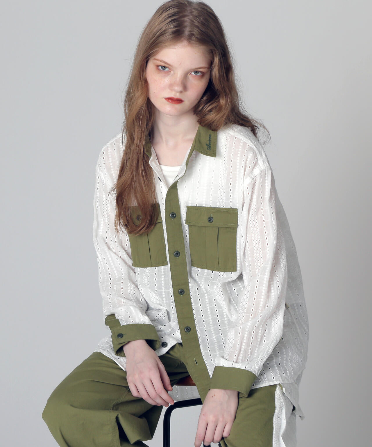 《WEB LIMITED Belle LINE》LACE SHIRT/レースシャツ