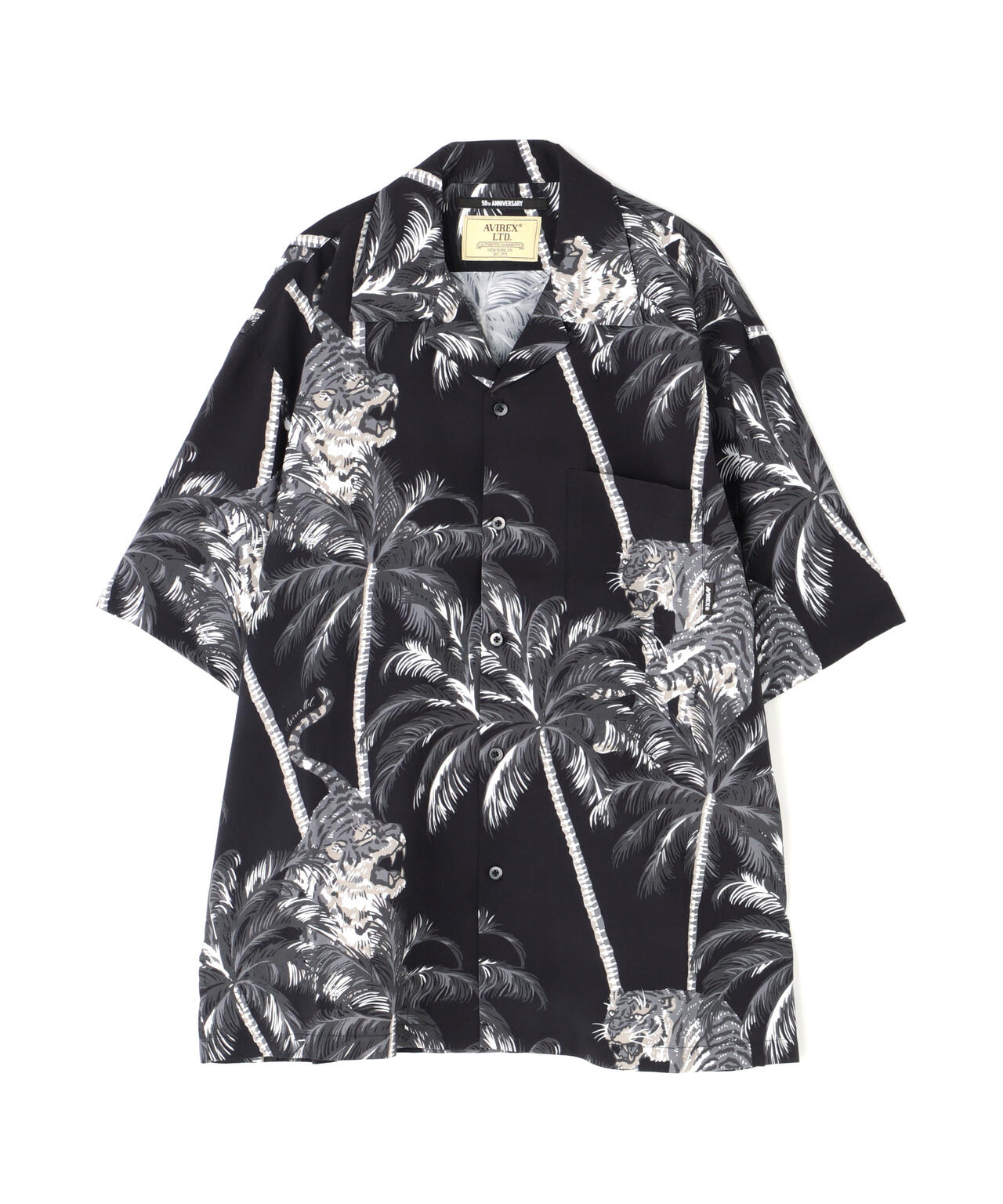 ALOHA SHIRT "TIGER & PALM TREE" / アロハシャツ "タイガー＆ パームツリー" / AVIREX